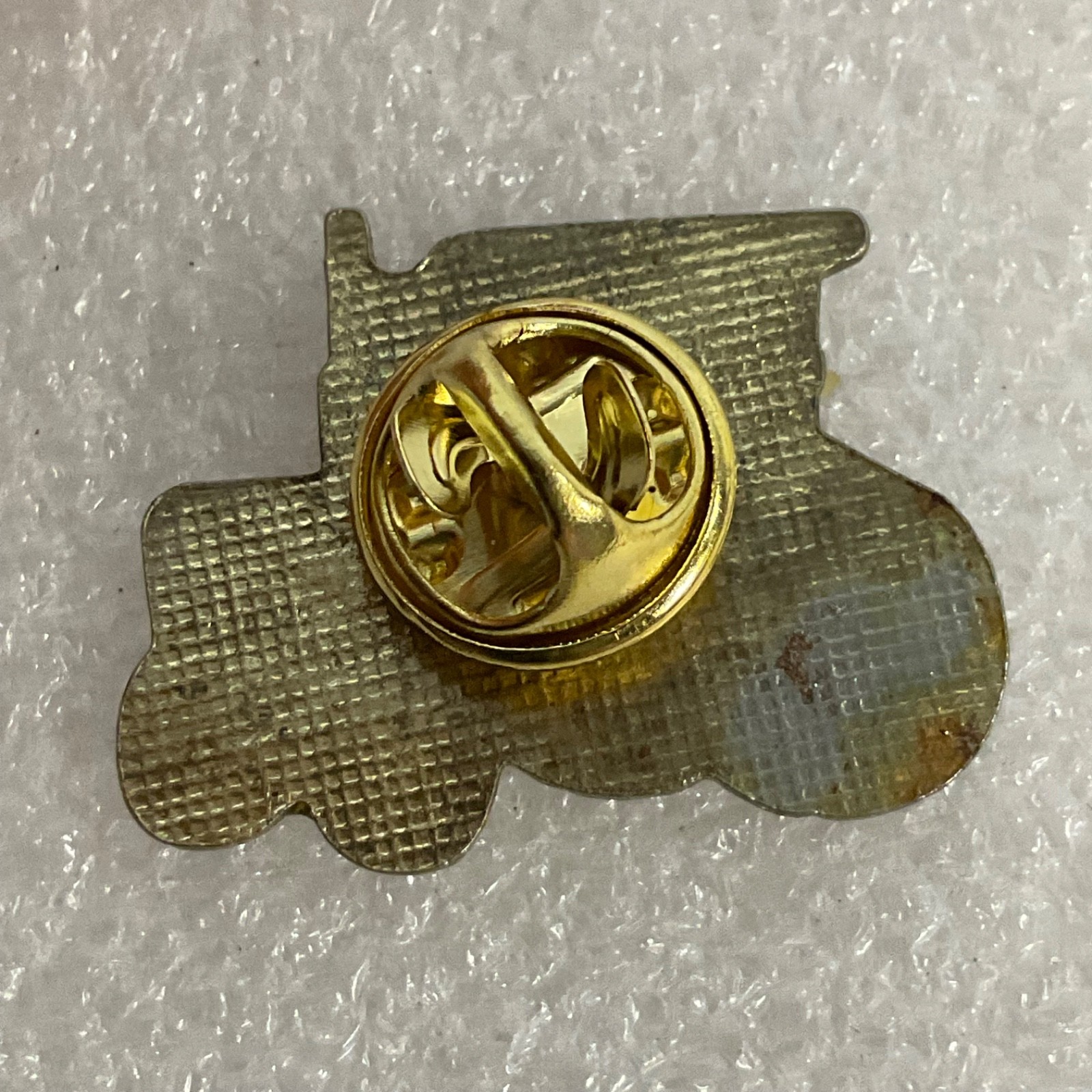 Green Yellow Gold Tractor Vintage Lapel Pin Farm Equipment Collectible Badge - Image 6