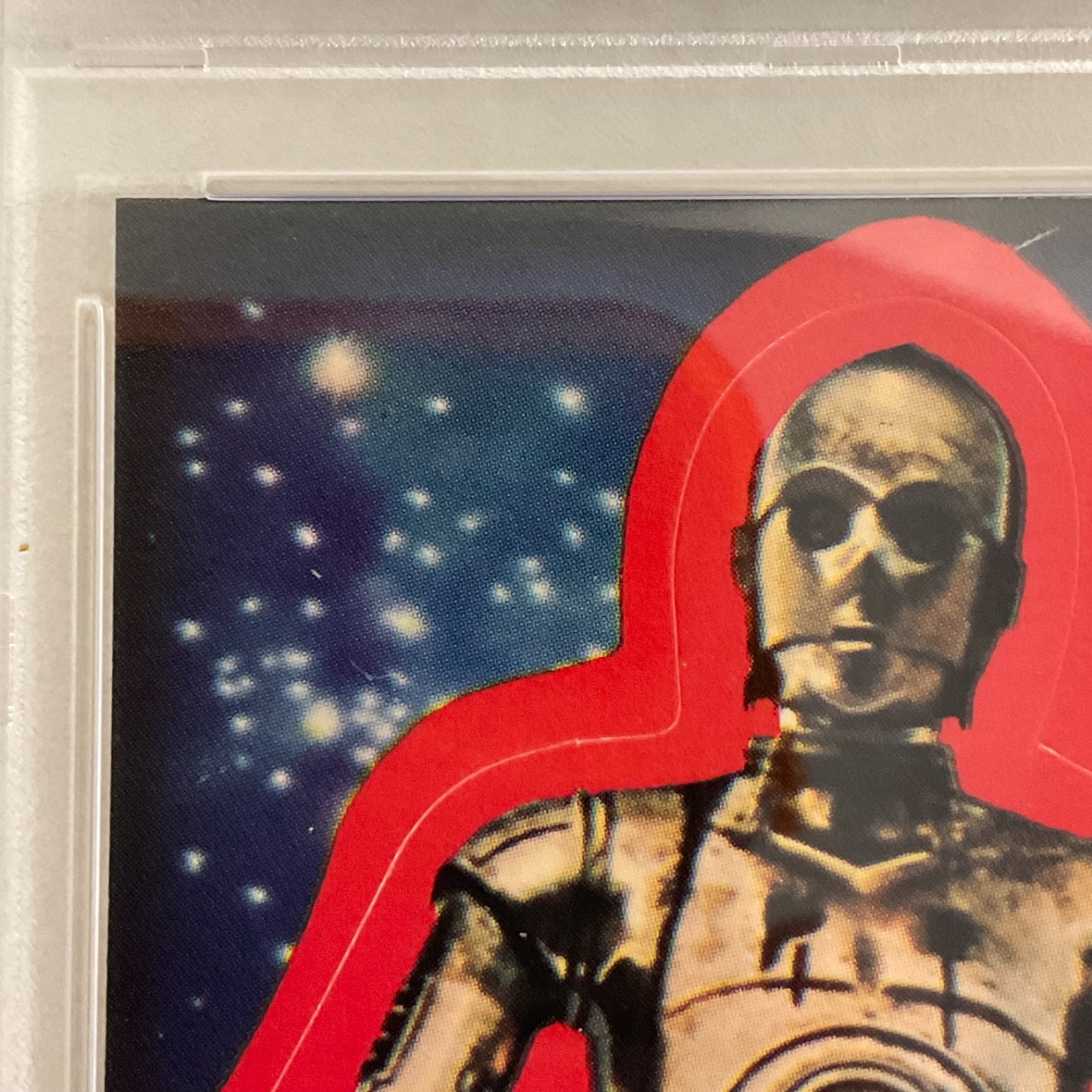 1977 Star Wars See-Threepio Sticker Card #15 PSA 7 CERT#151033818 - Image 8