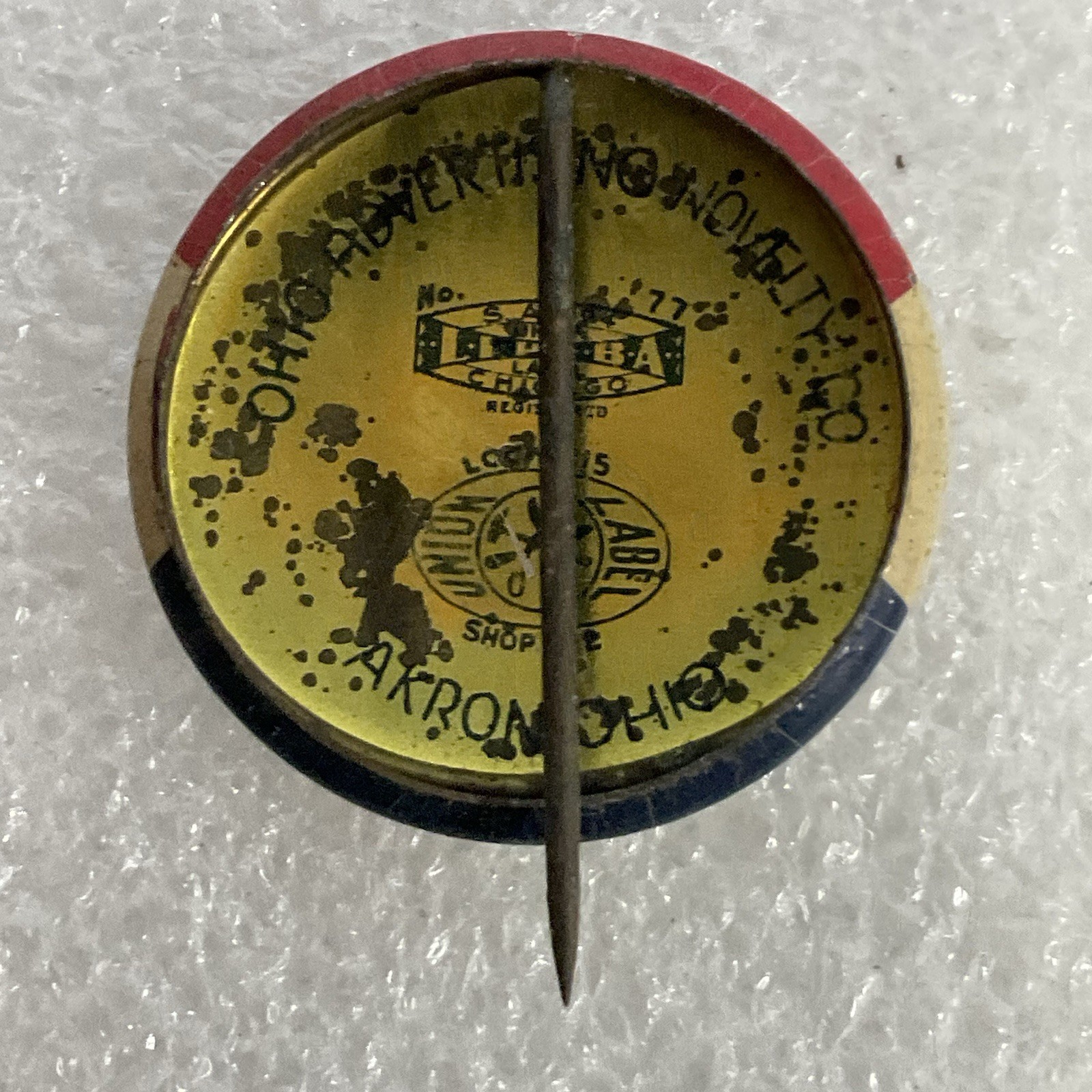 Sawyer Red White & Blue 1” Button Pin Pinback GnuCollectibles - Image 6