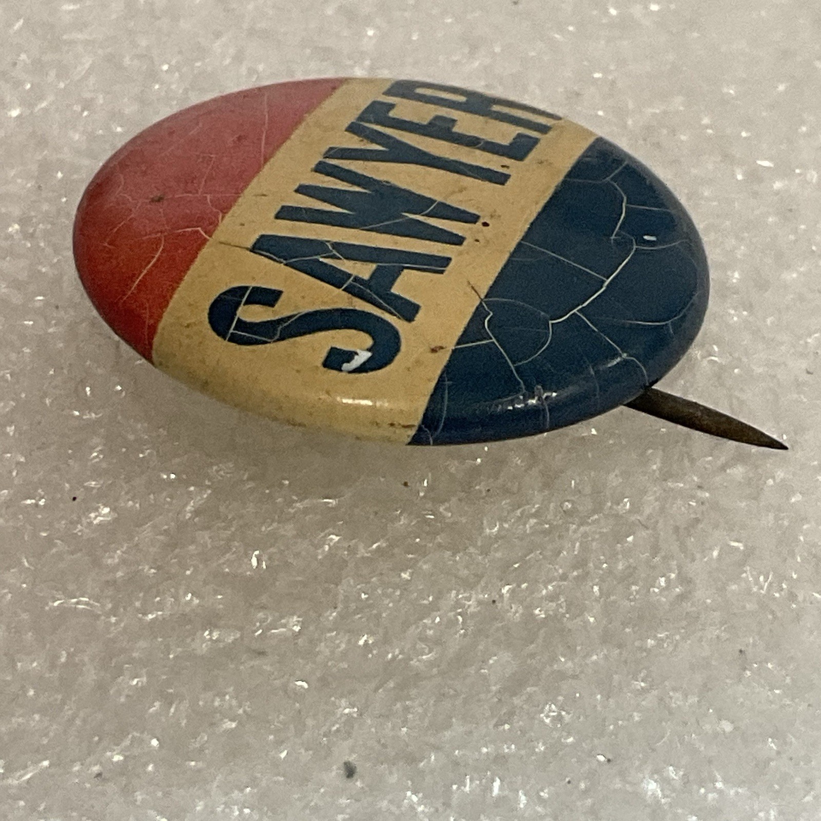 Sawyer Red White & Blue 1” Button Pin Pinback GnuCollectibles - Image 9