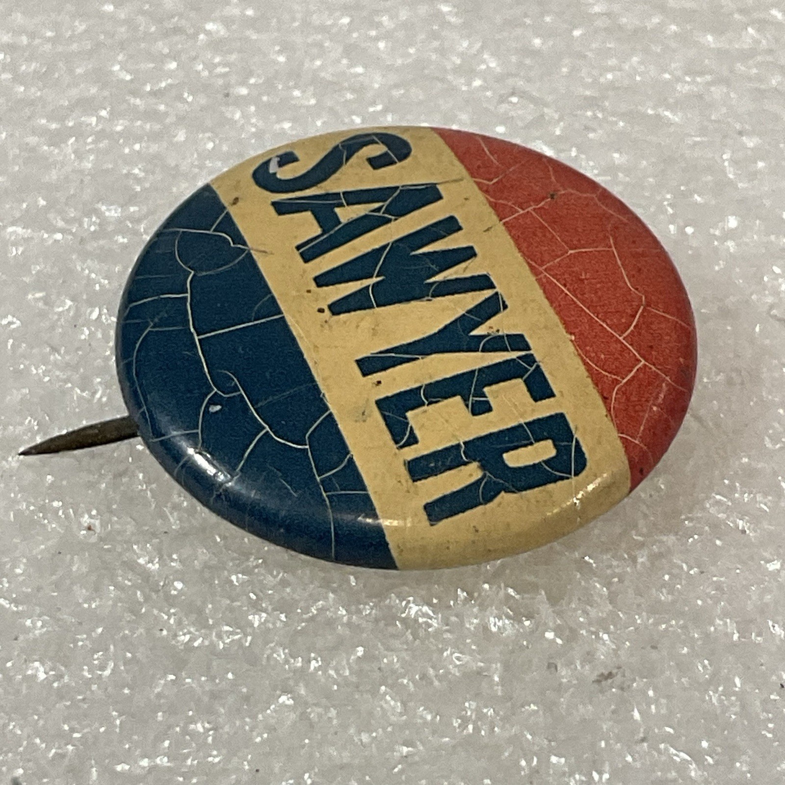 Sawyer Red White & Blue 1” Button Pin Pinback GnuCollectibles - Image 11