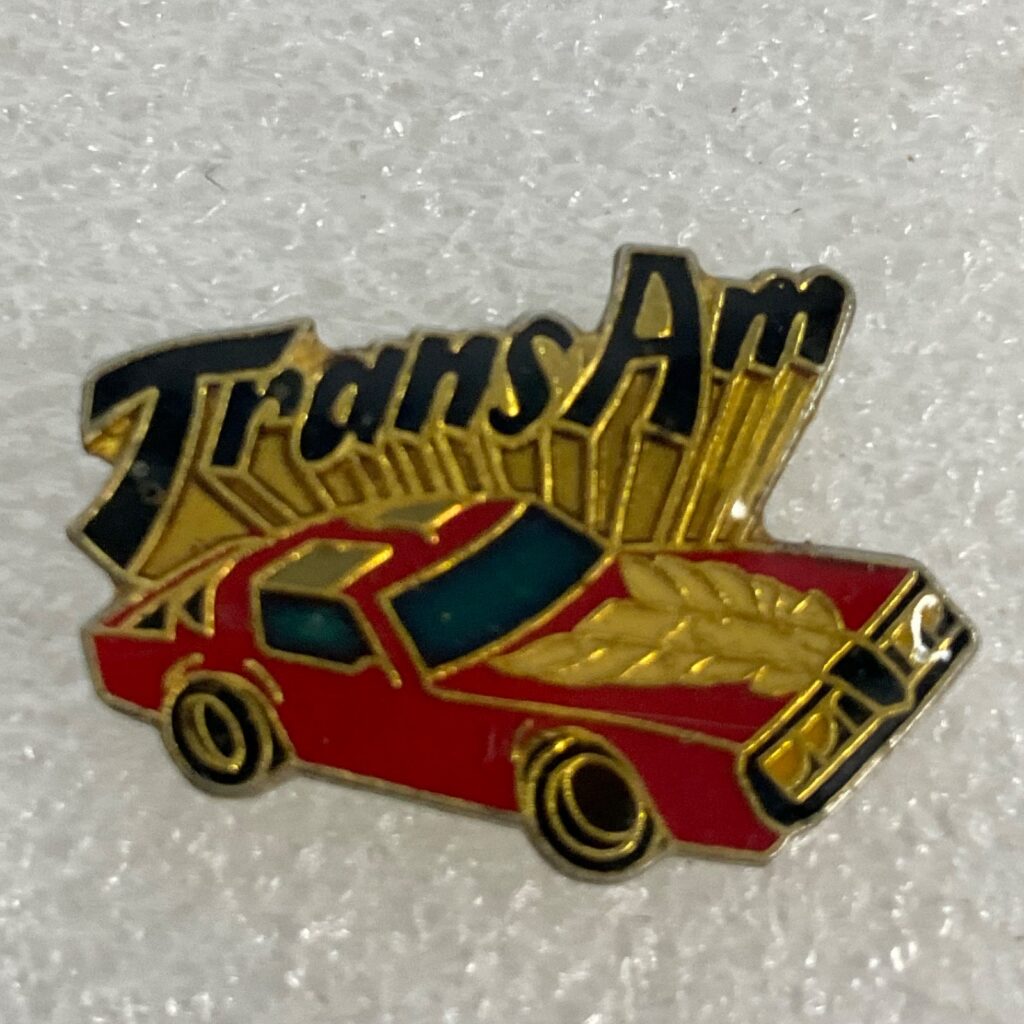 Vintage Pontiac Trans Am Car Pin Badge Muscle Car Collectible Enamel Lapel - Image 1