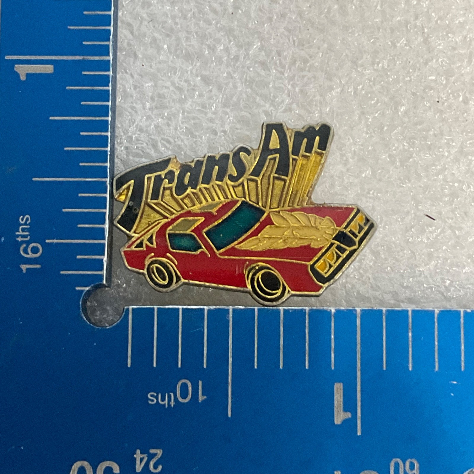 Vintage Pontiac Trans Am Car Pin Badge Muscle Car Collectible Enamel Lapel - Image 3