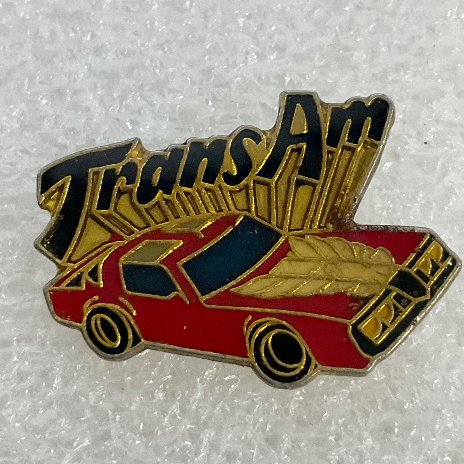 Pontiac Trans Am Car Vintage Pin Badge Muscle Car Collectible Enamel Lapel - Image 1