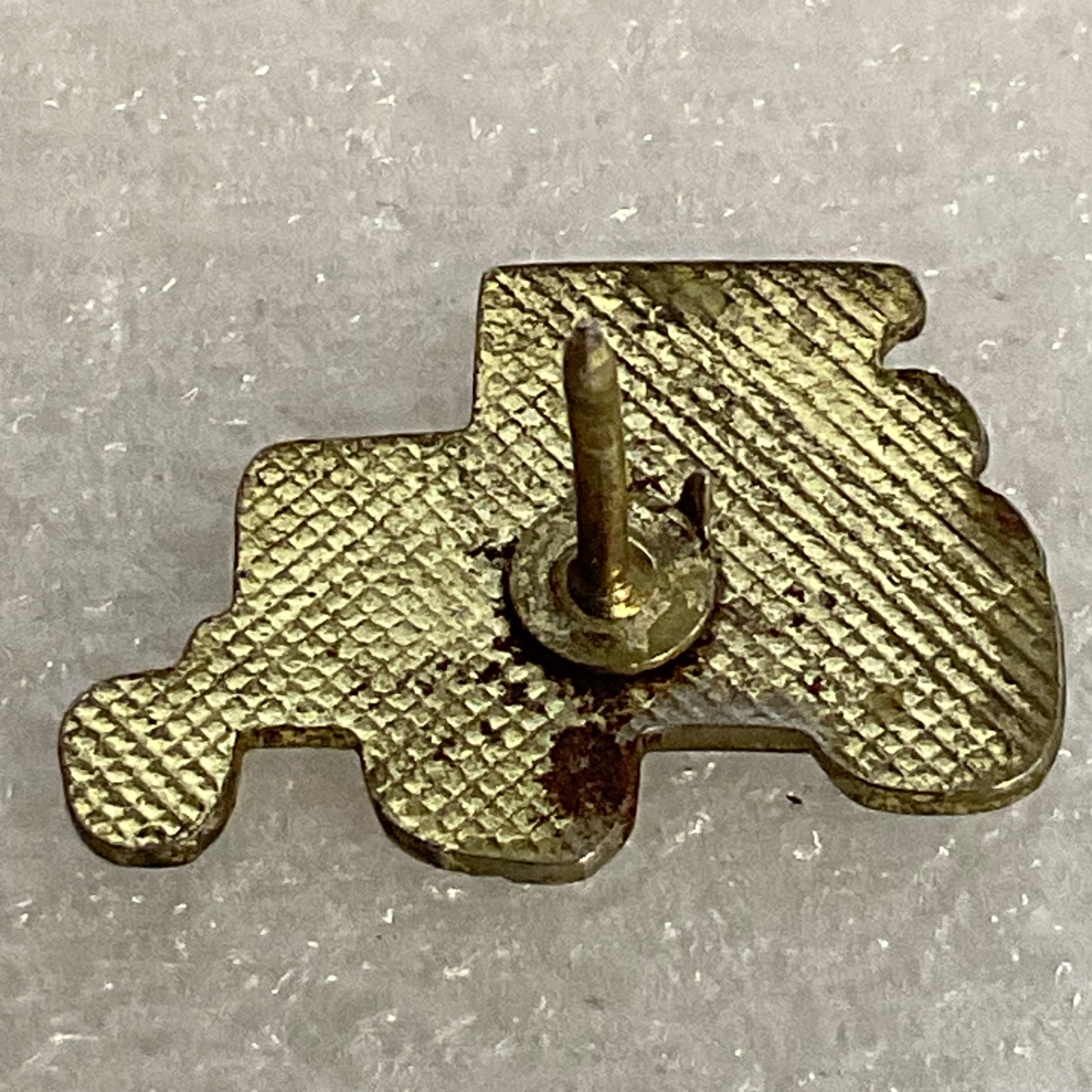 Vintage Green Tractor Lapel Pin Farm Equipment Collectible Tie Tack Enamel Badge - Image 2