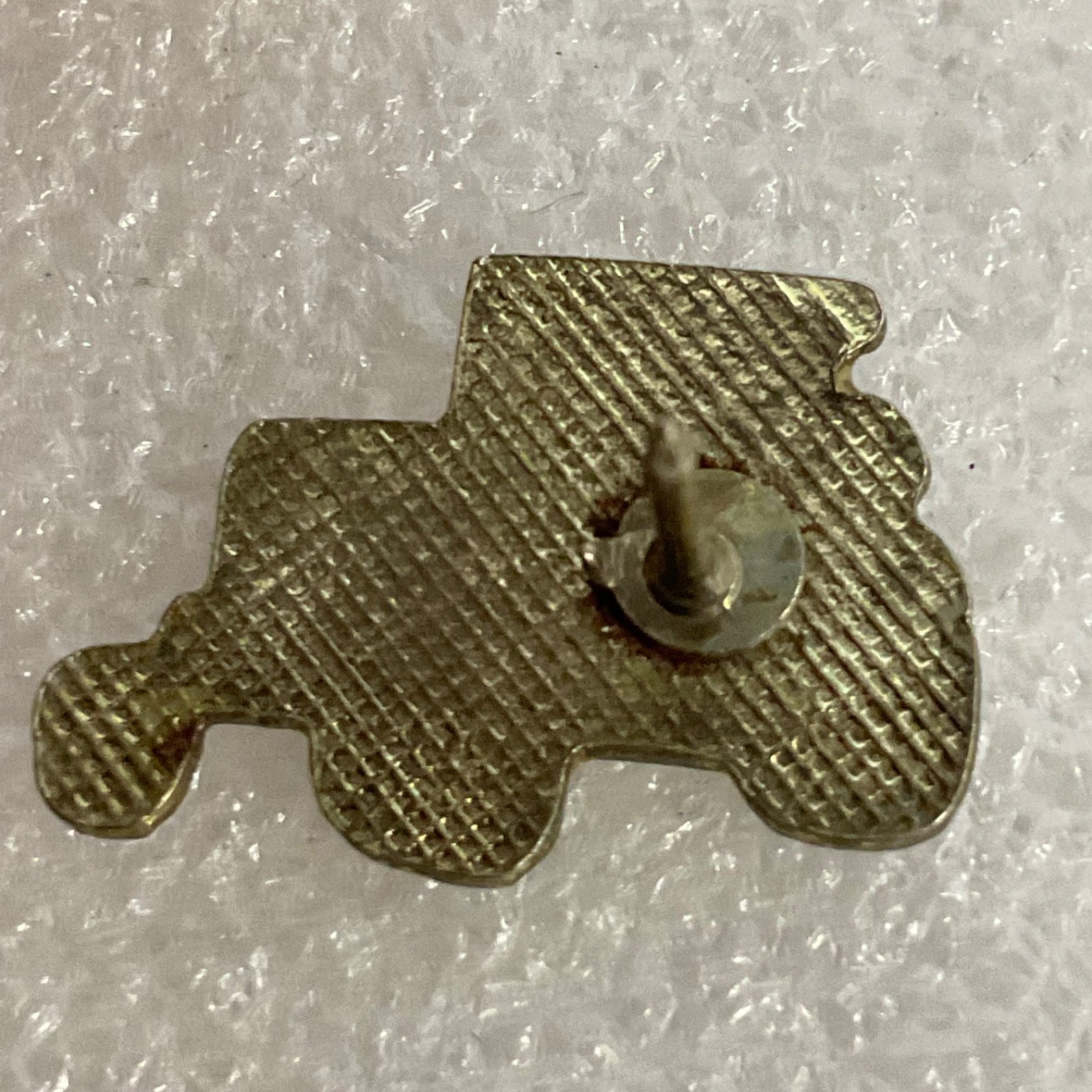 Green Vintage Tractor Lapel Pin Farm Equipment Collectible Tie Tack Enamel Badge - Image 2