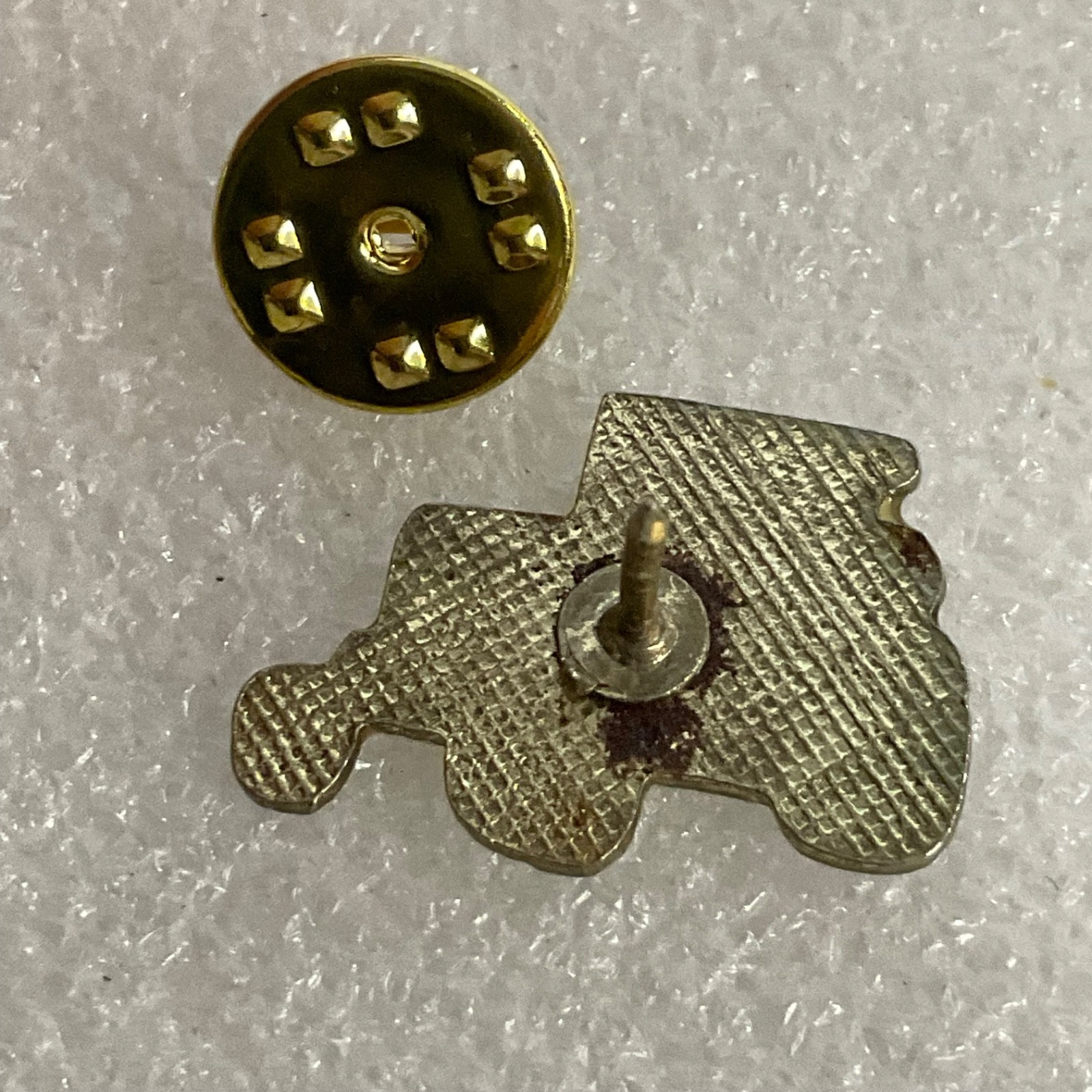 Green Tractor Lapel Pin Vintage Farm Equipment Collectible Tie Tack Enamel Badge - Image 5