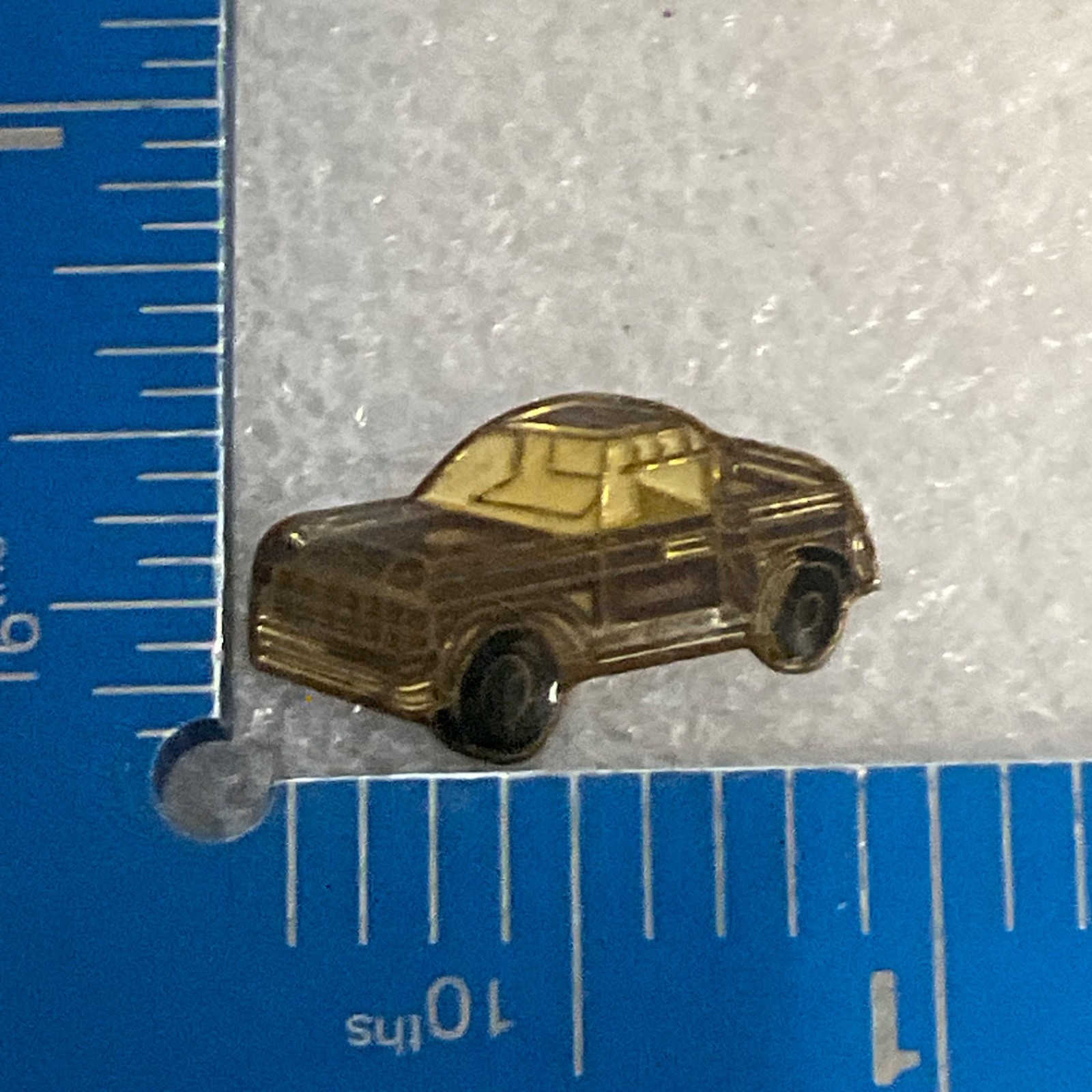Vintage Muscle Car Lapel Pin Gold Tone Collectible Classic Auto Tie Tac Badge - Image 3