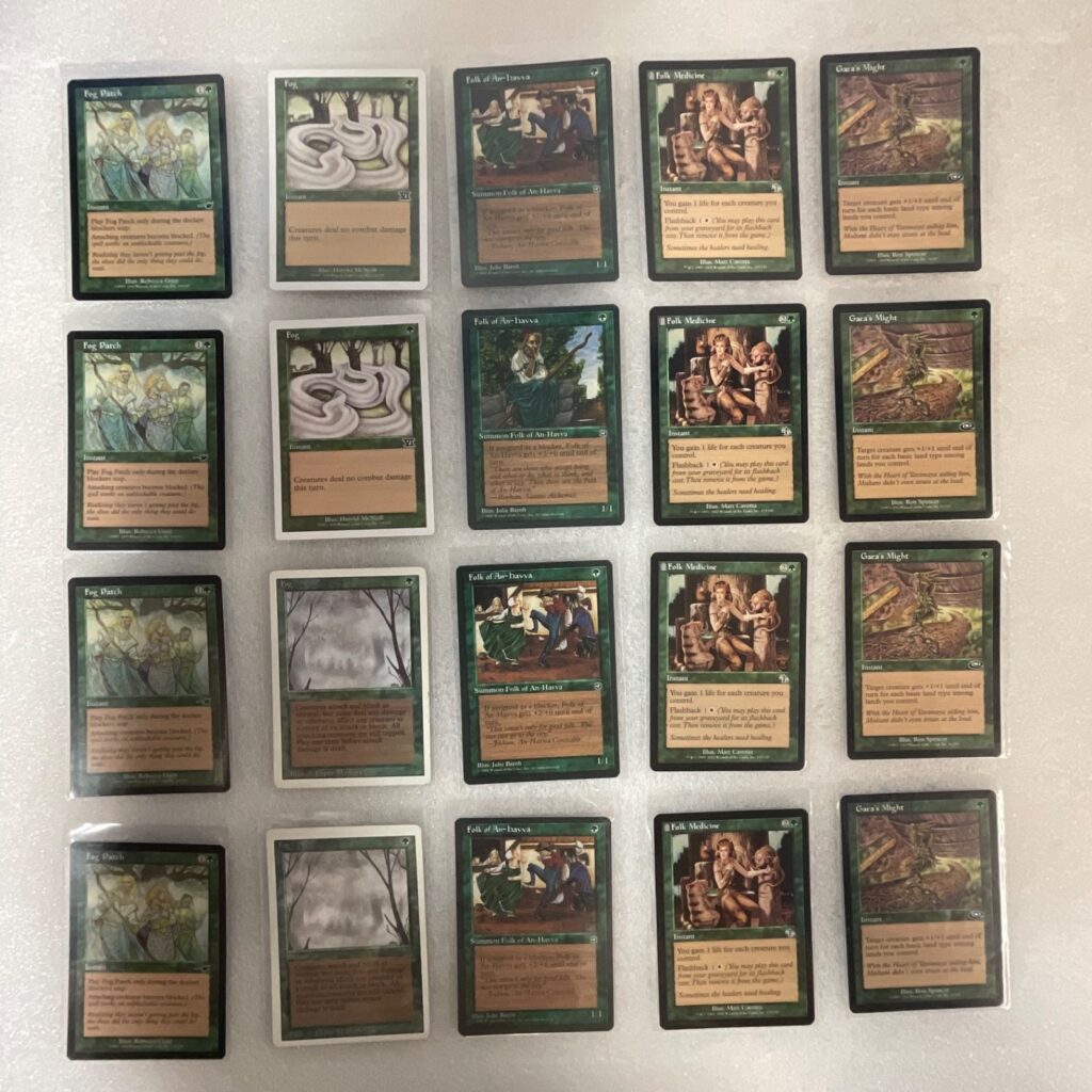 MTG 20 Card Green Lot Mixed Nemesis Homelands Planeshift - Image 1