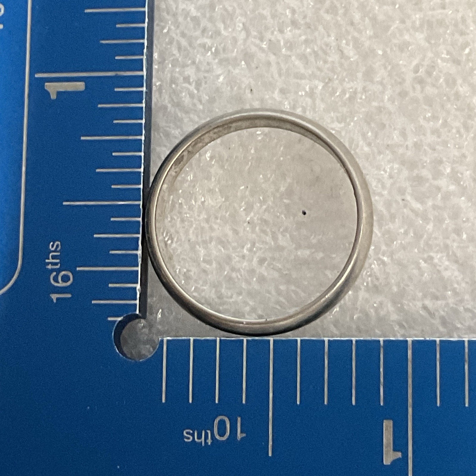 Silver Tone Band Ring Size 9 Unisex Simple Classic Fashion Jewelry - Image 11