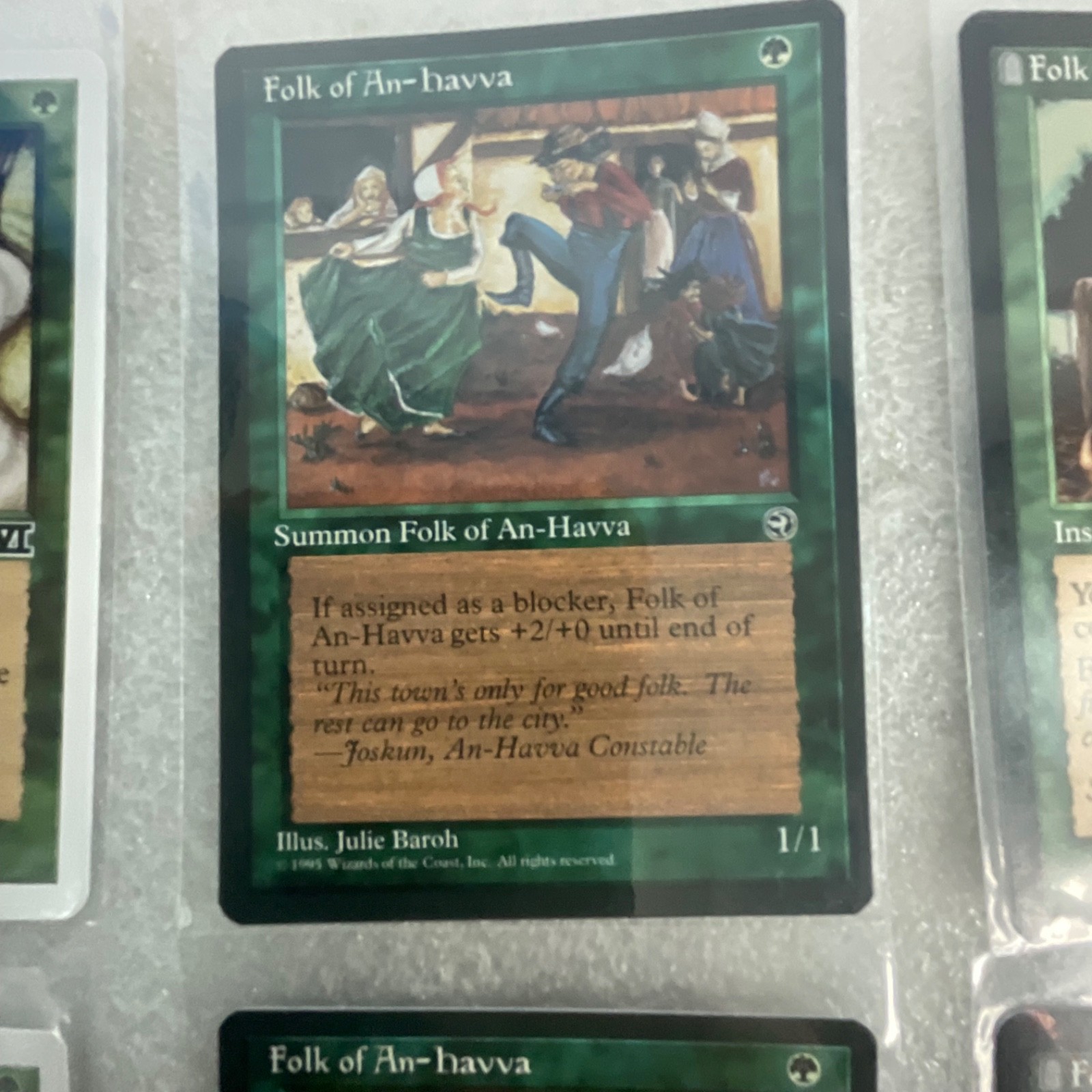 MTG 20 Card Green Lot Mixed Nemesis Homelands Planeshift - Image 11