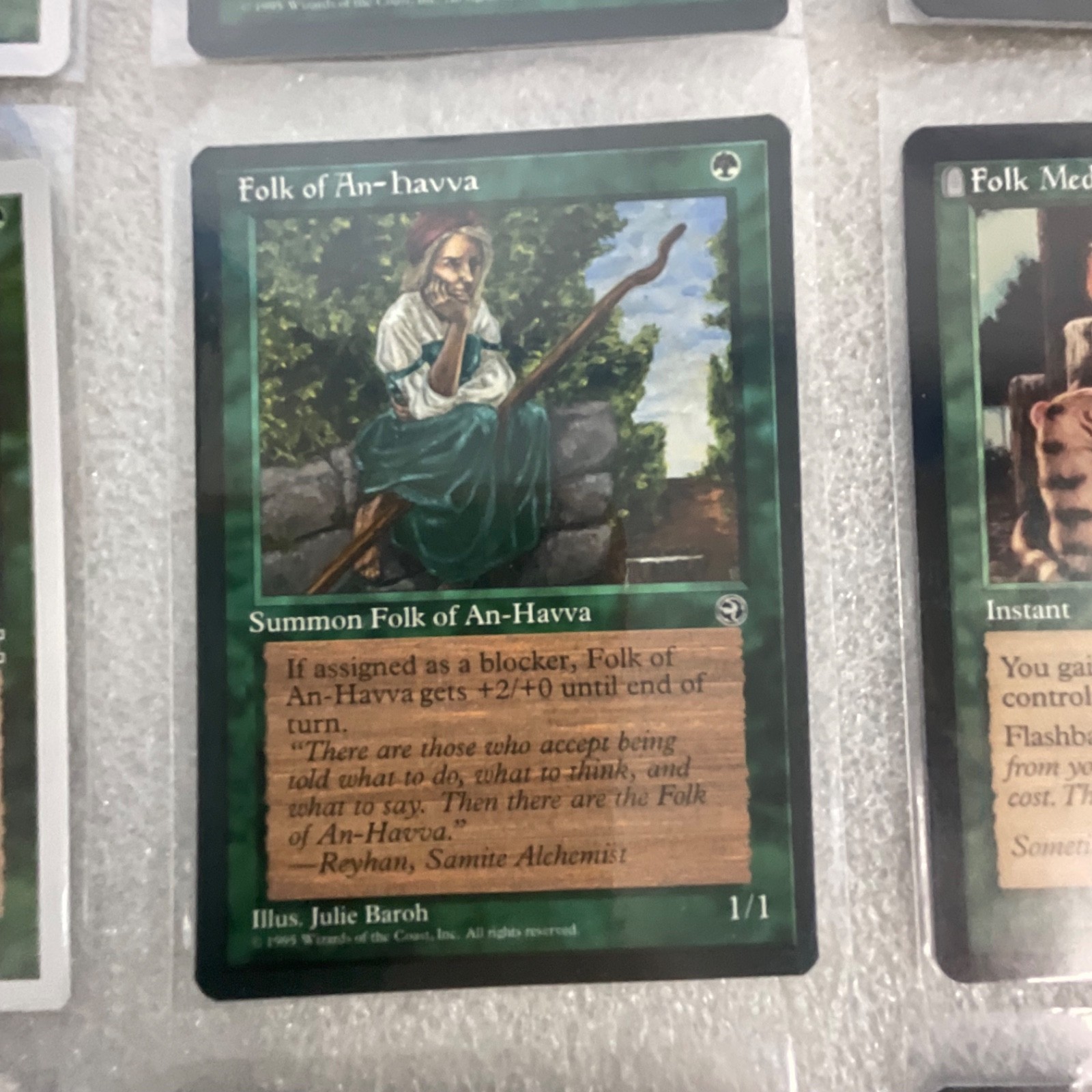 MTG 20 Card Green Lot Mixed Nemesis Homelands Planeshift - Image 12