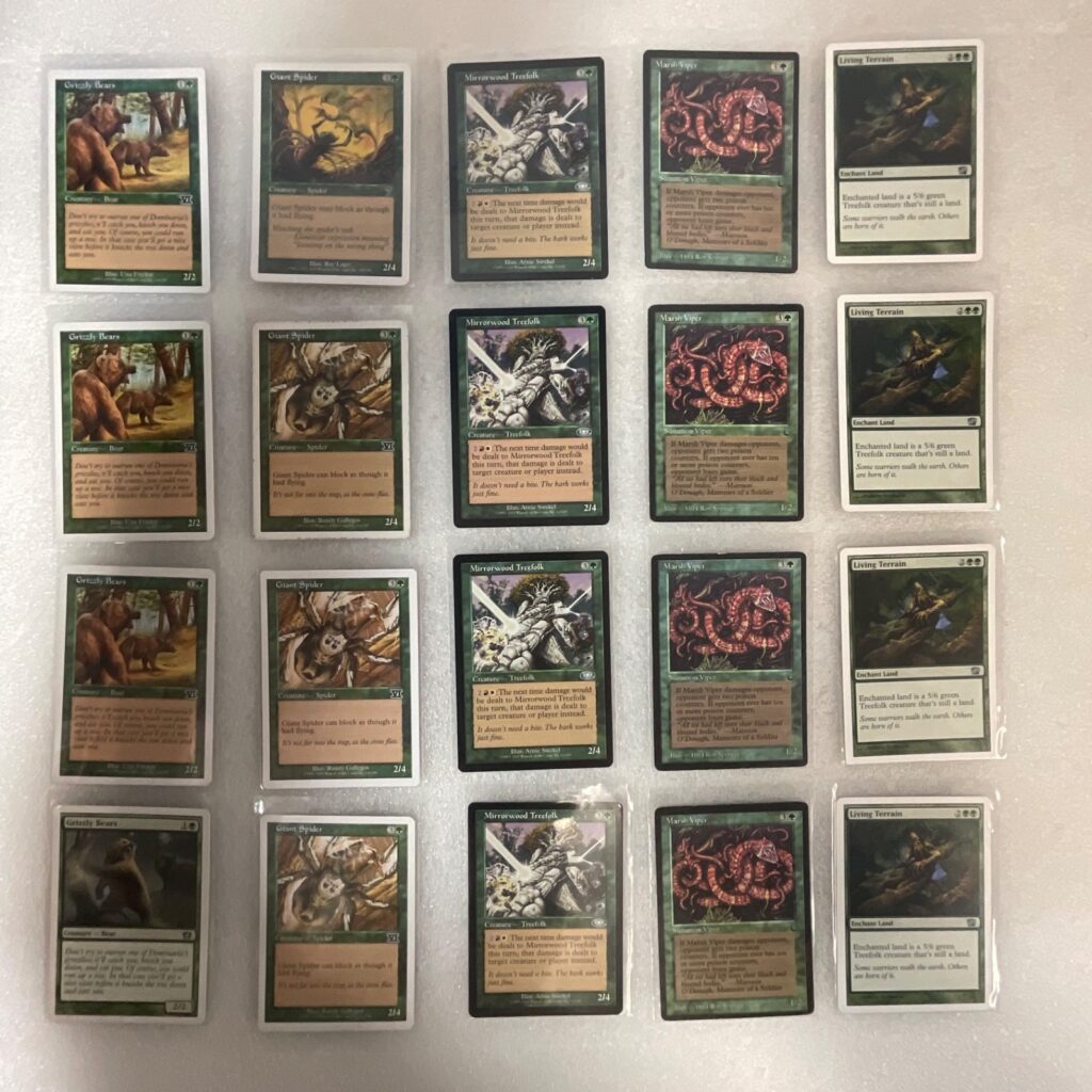 MTG 20 Card Green Lot Mixed 6ED 8ED Planeshift Marsh Viper - Image 1