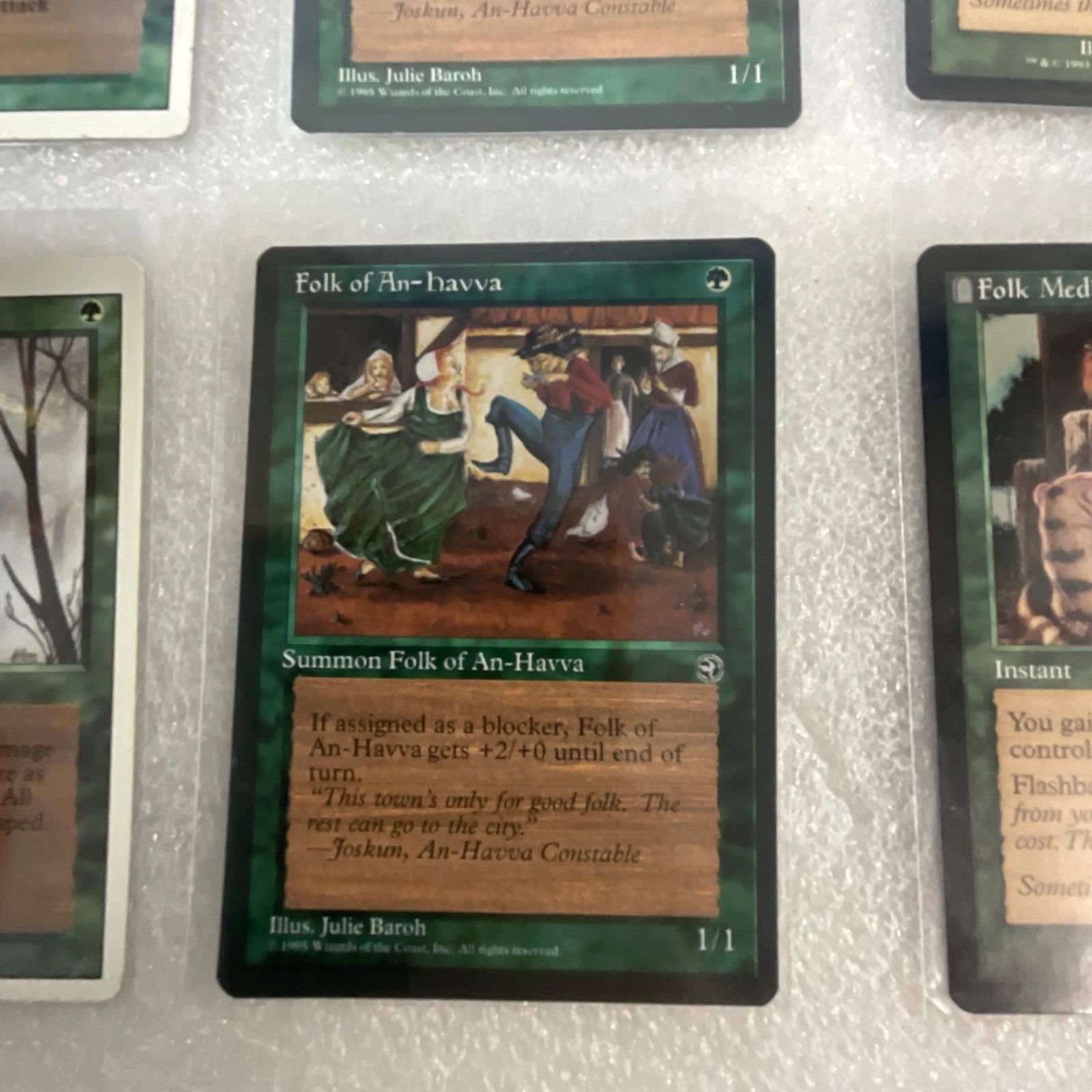 MTG 20 Card Green Lot Mixed Nemesis Homelands Planeshift - Image 14