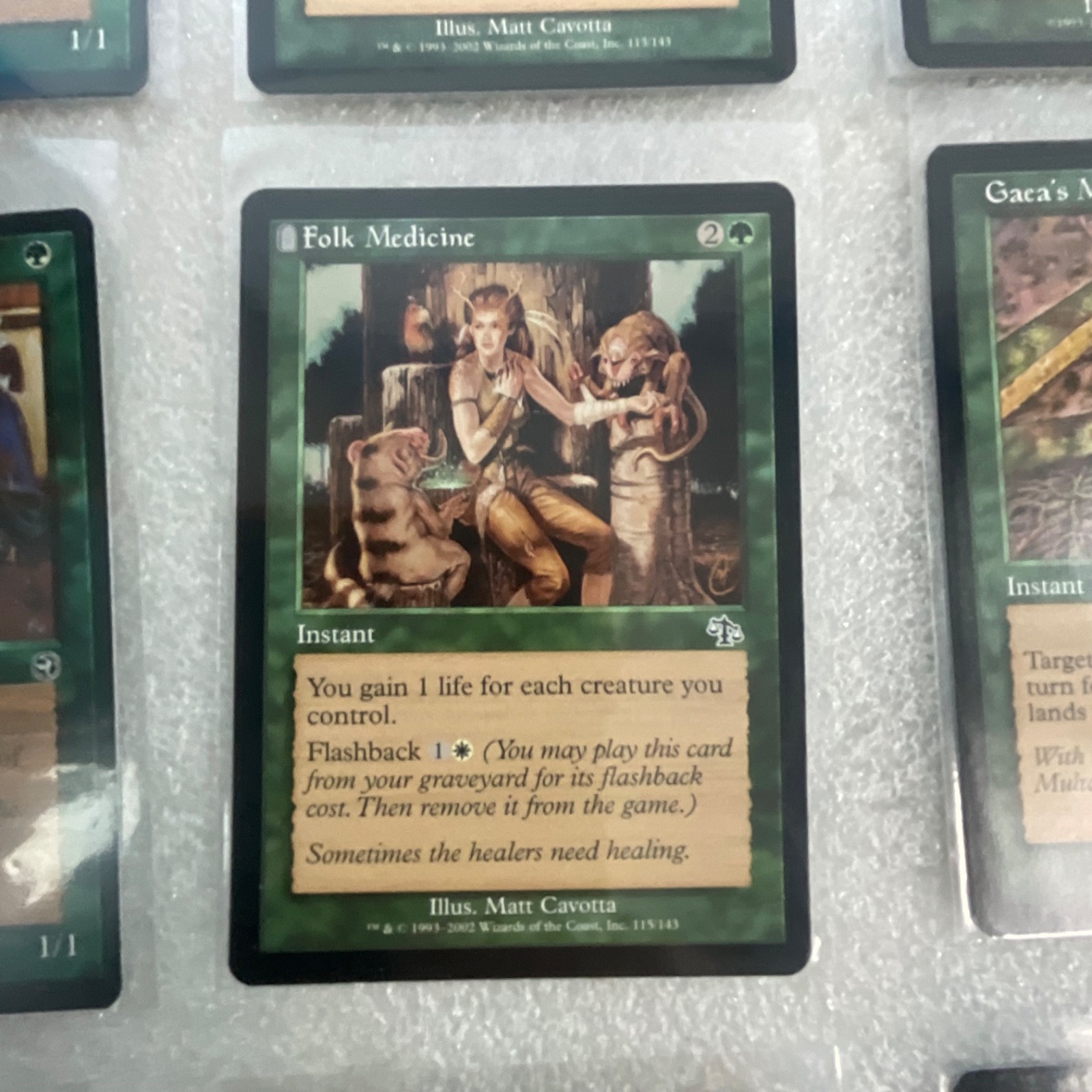 MTG 20 Card Green Lot Mixed Nemesis Homelands Planeshift - Image 16