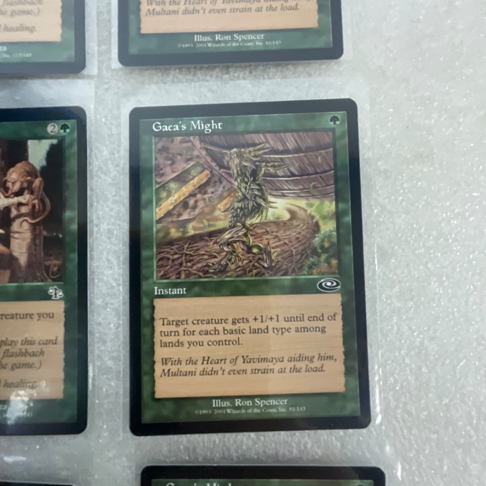 MTG 20 Card Green Lot Mixed Nemesis Homelands Planeshift - Image 20