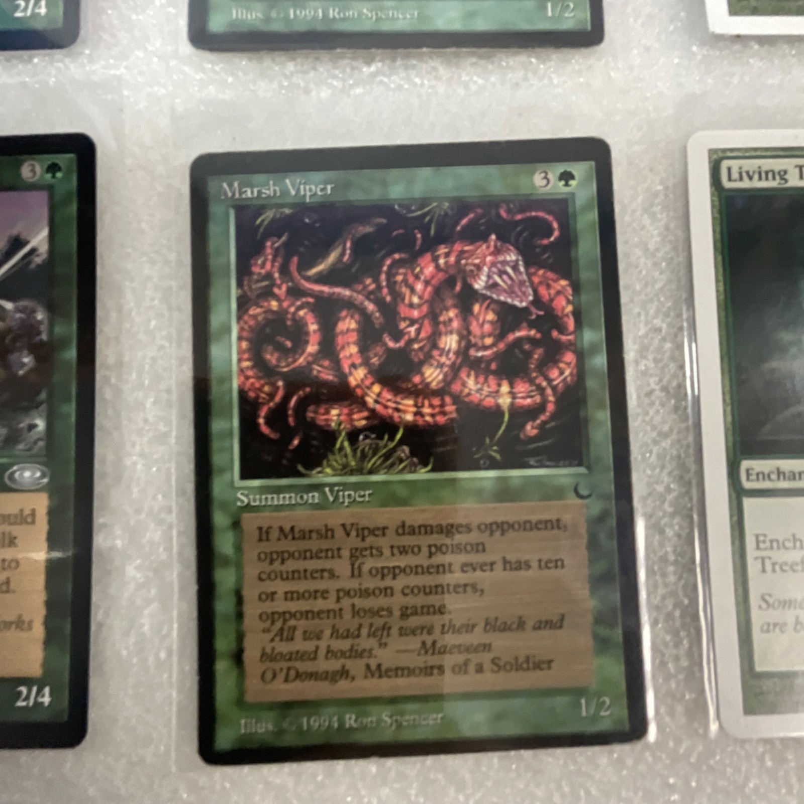 MTG 20 Card Green Lot Mixed 6ED 8ED Planeshift Marsh Viper - Image 15