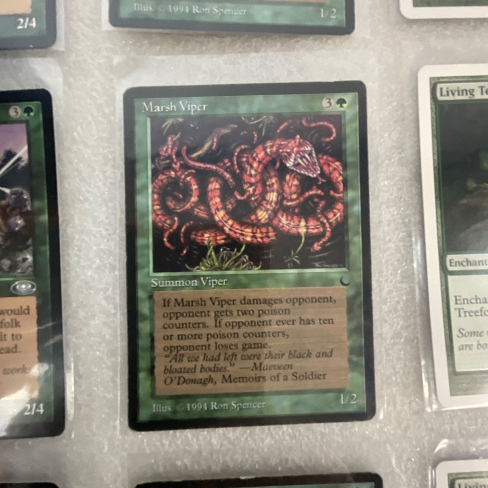 MTG 20 Card Green Lot Mixed 6ED 8ED Planeshift Marsh Viper - Image 17