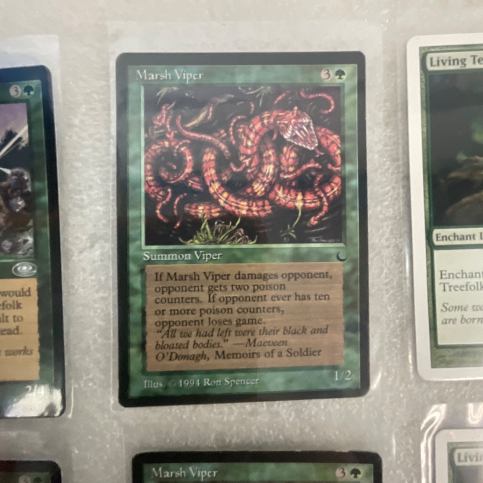 MTG 20 Card Green Lot Mixed 6ED 8ED Planeshift Marsh Viper - Image 18