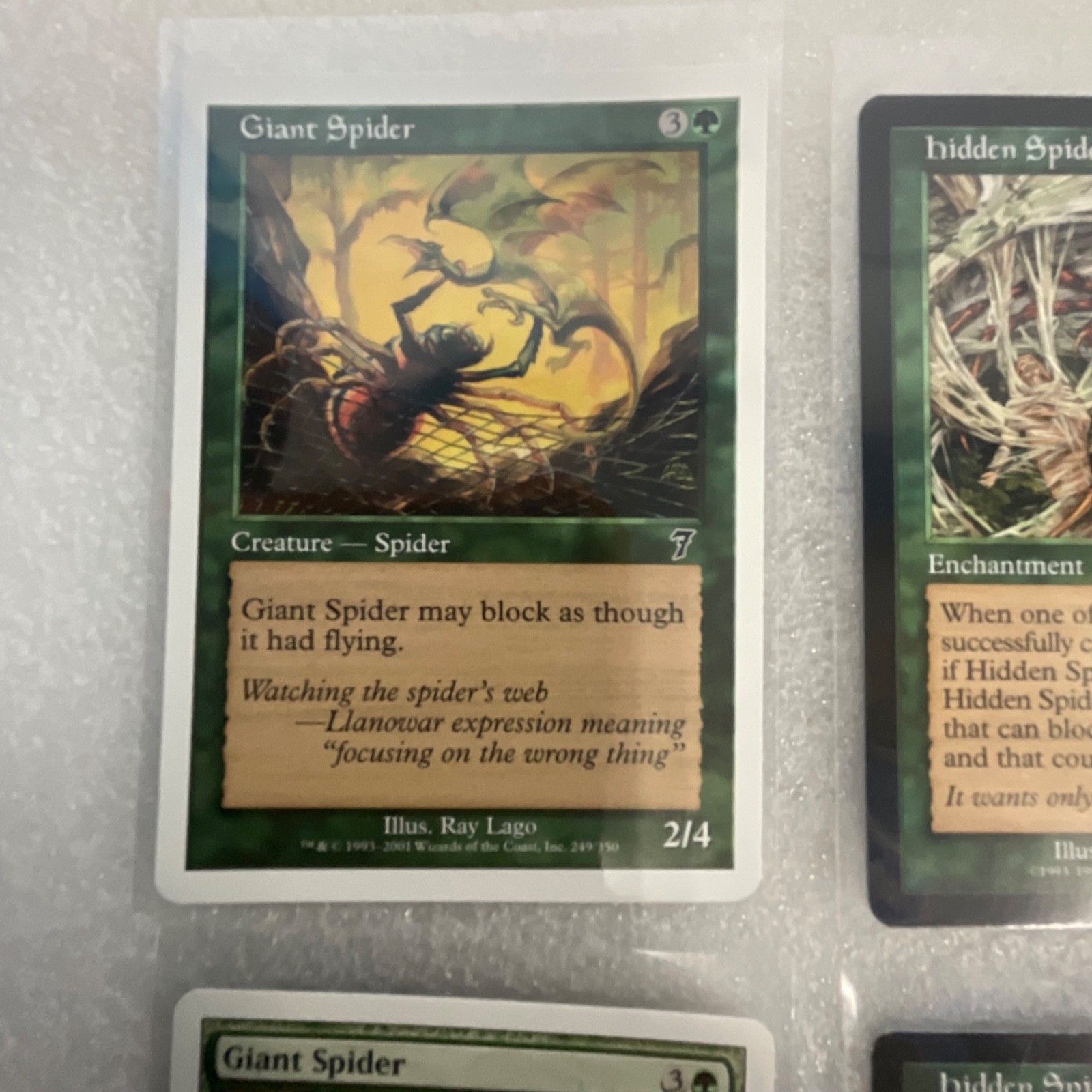 MTG 20 Card Green Lot Mixed 6ED 7ED 8ED ULG NEM Giant Spider - Image 3