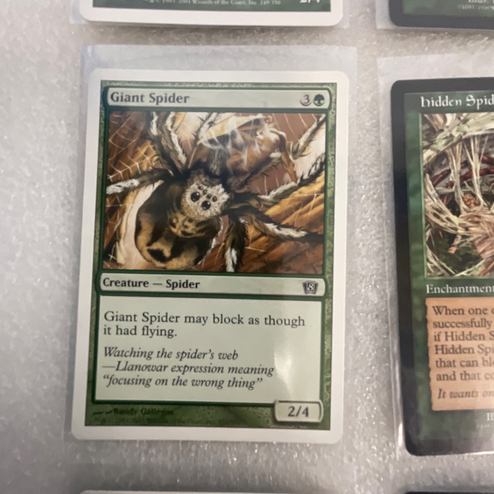 MTG 20 Card Green Lot Mixed 6ED 7ED 8ED ULG NEM Giant Spider - Image 4