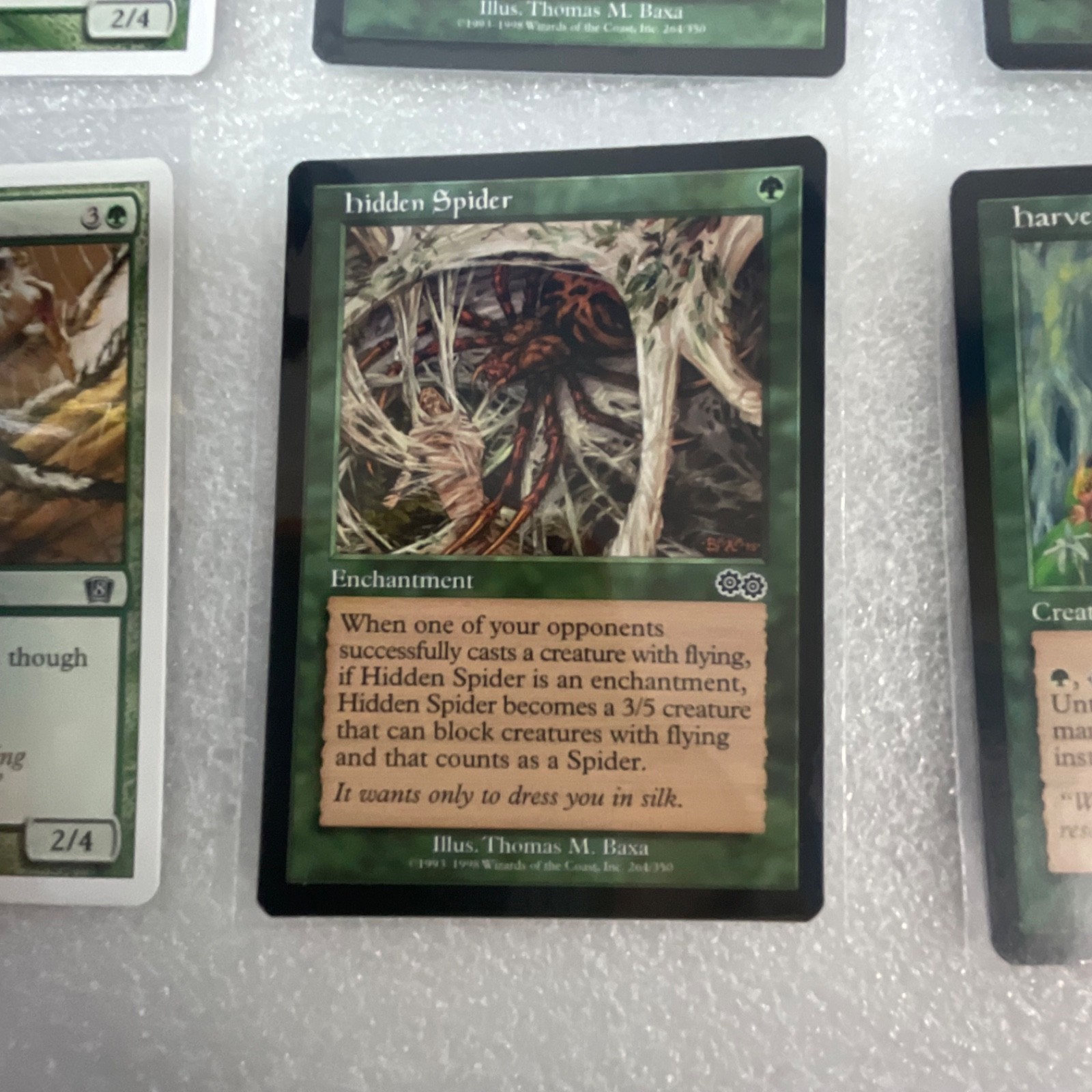 MTG 20 Card Green Lot Mixed 6ED 7ED 8ED ULG NEM Giant Spider - Image 7