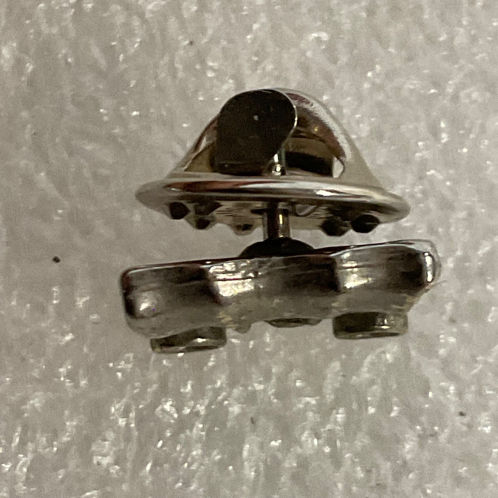 Silver Tone Covered Wagon Lapel Vintage Pin Western Pioneer Trail Tie Tack Pin - Image 7