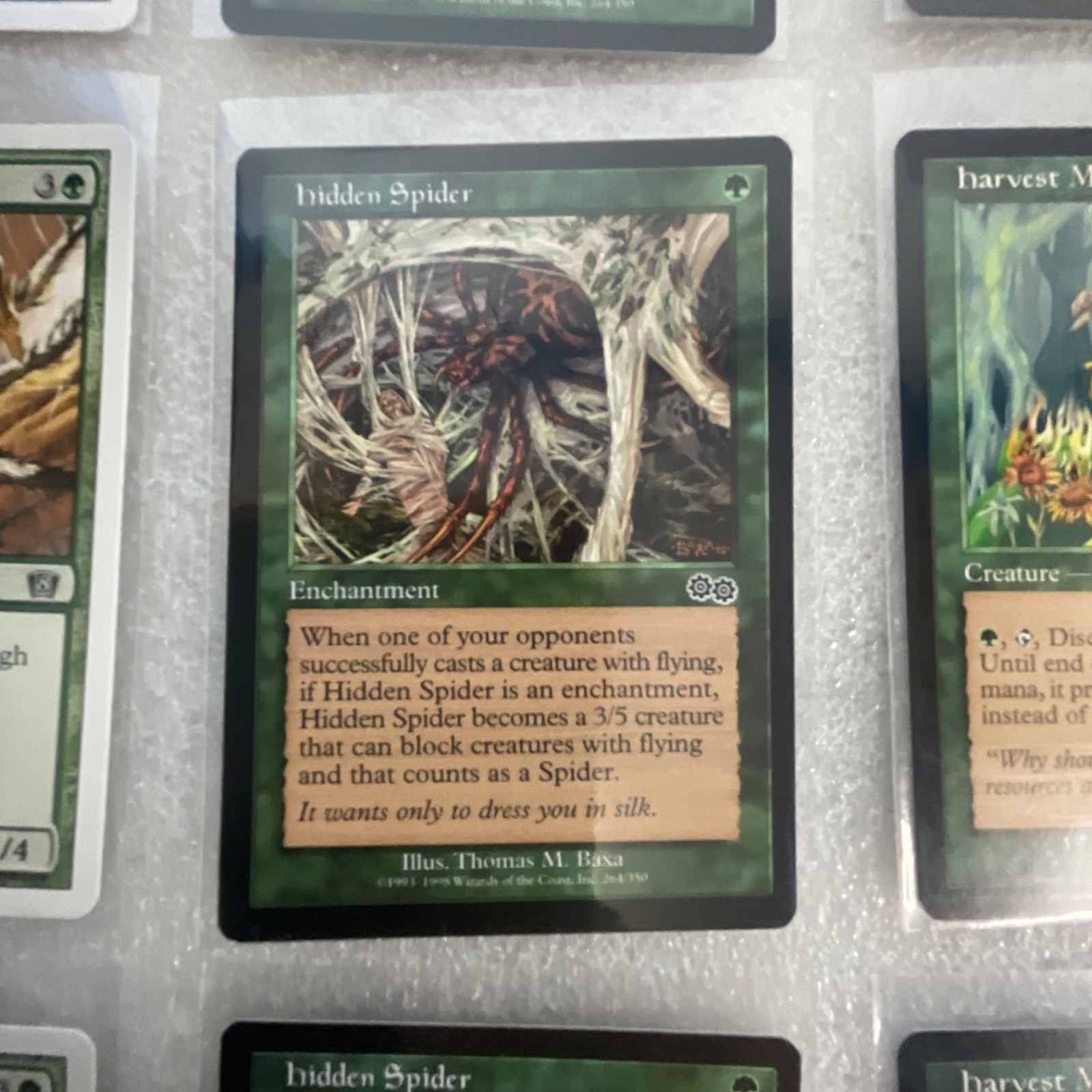 MTG 20 Card Green Lot Mixed 6ED 7ED 8ED ULG NEM Giant Spider - Image 9