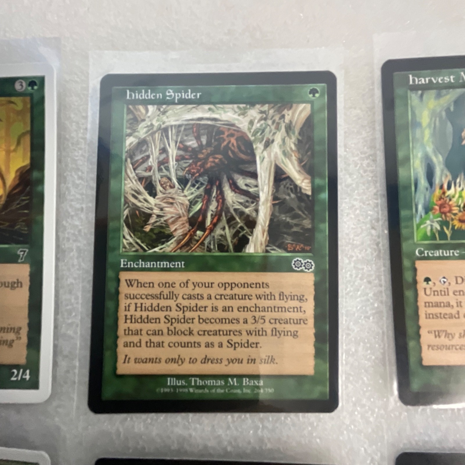 MTG 20 Card Green Lot Mixed 6ED 7ED 8ED ULG NEM Giant Spider - Image 10