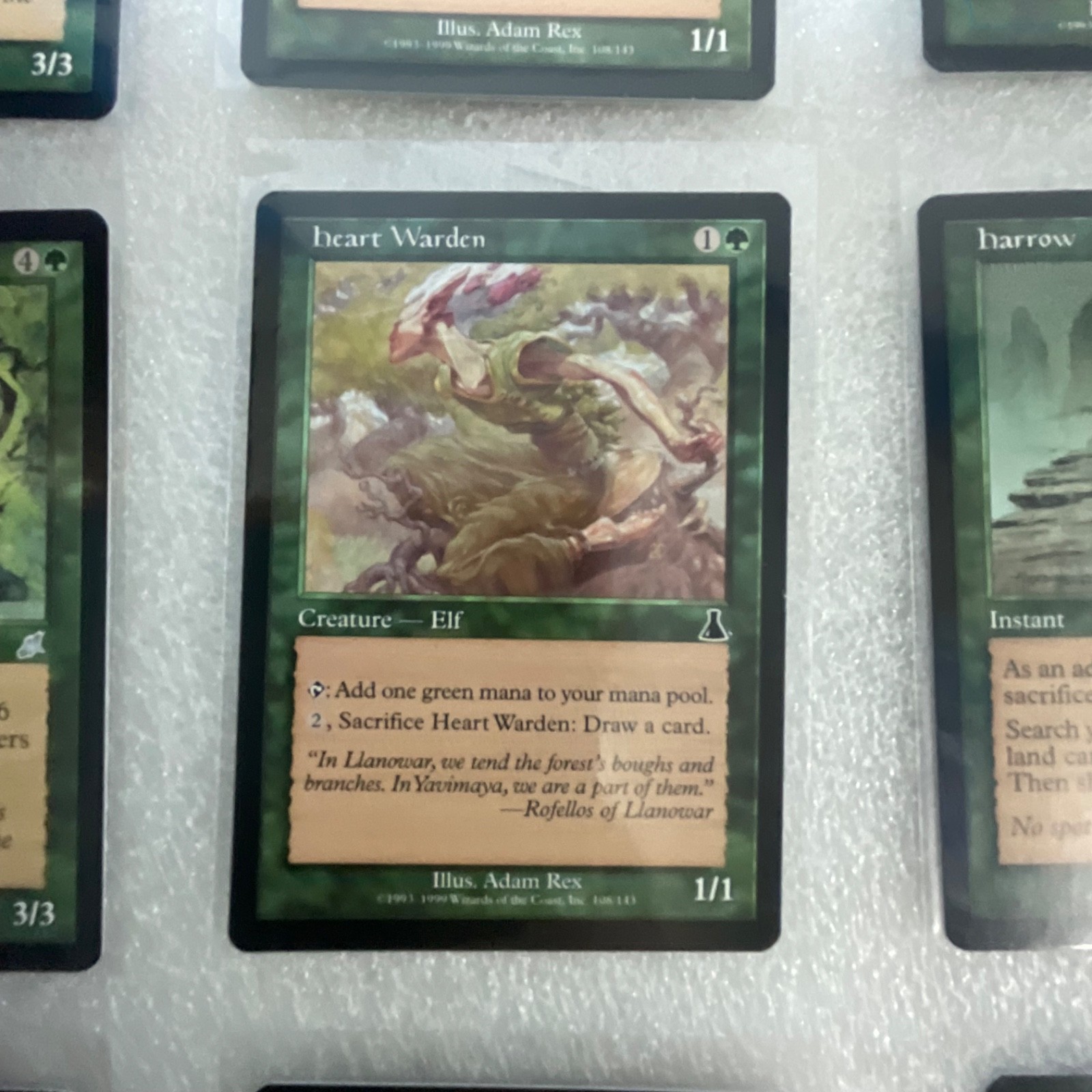 MTG 20 Card Green Lot Mixed Scourge Invasion Mirrodin Urza’s - Image 8