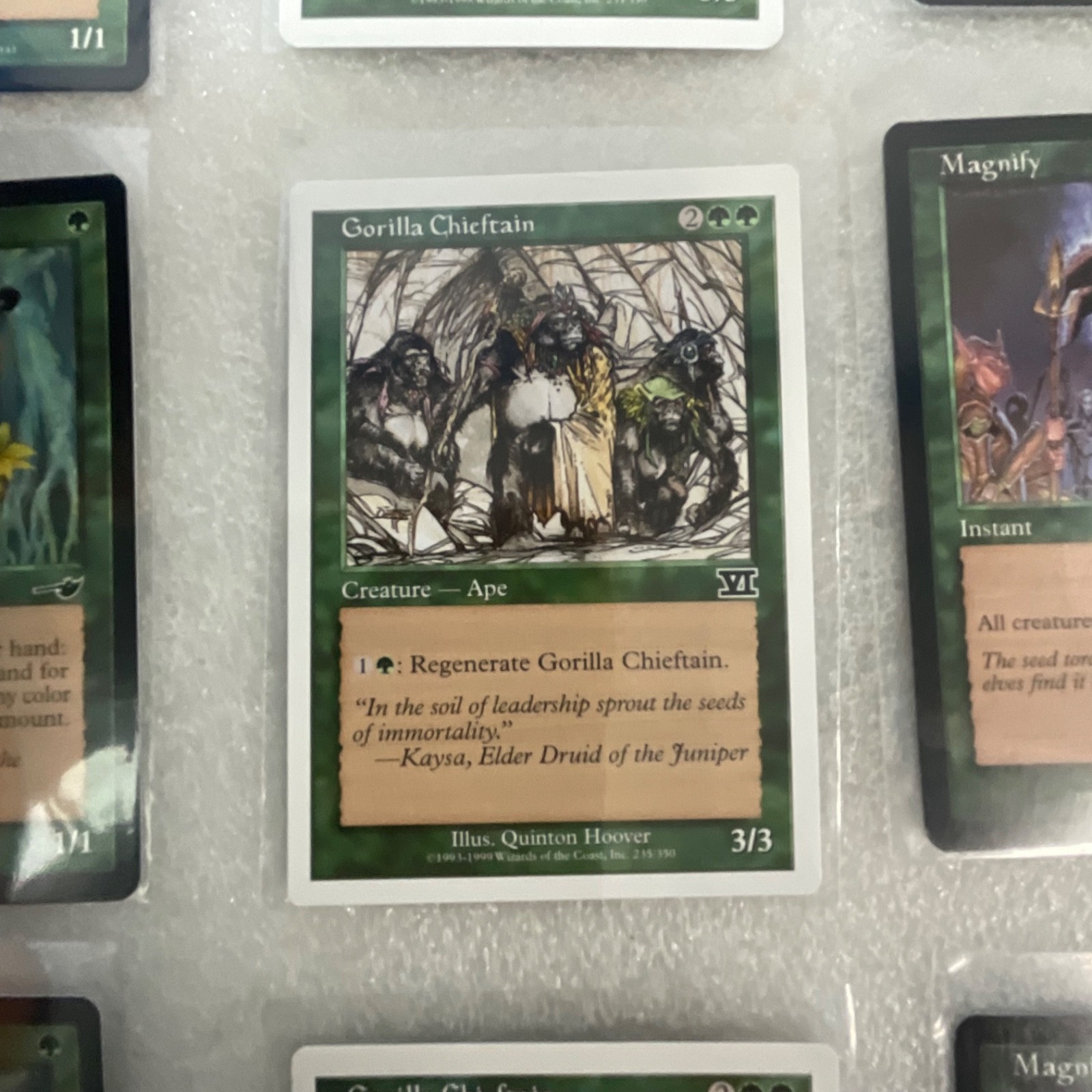 MTG 20 Card Green Lot Mixed 6ED 7ED 8ED ULG NEM Giant Spider - Image 16