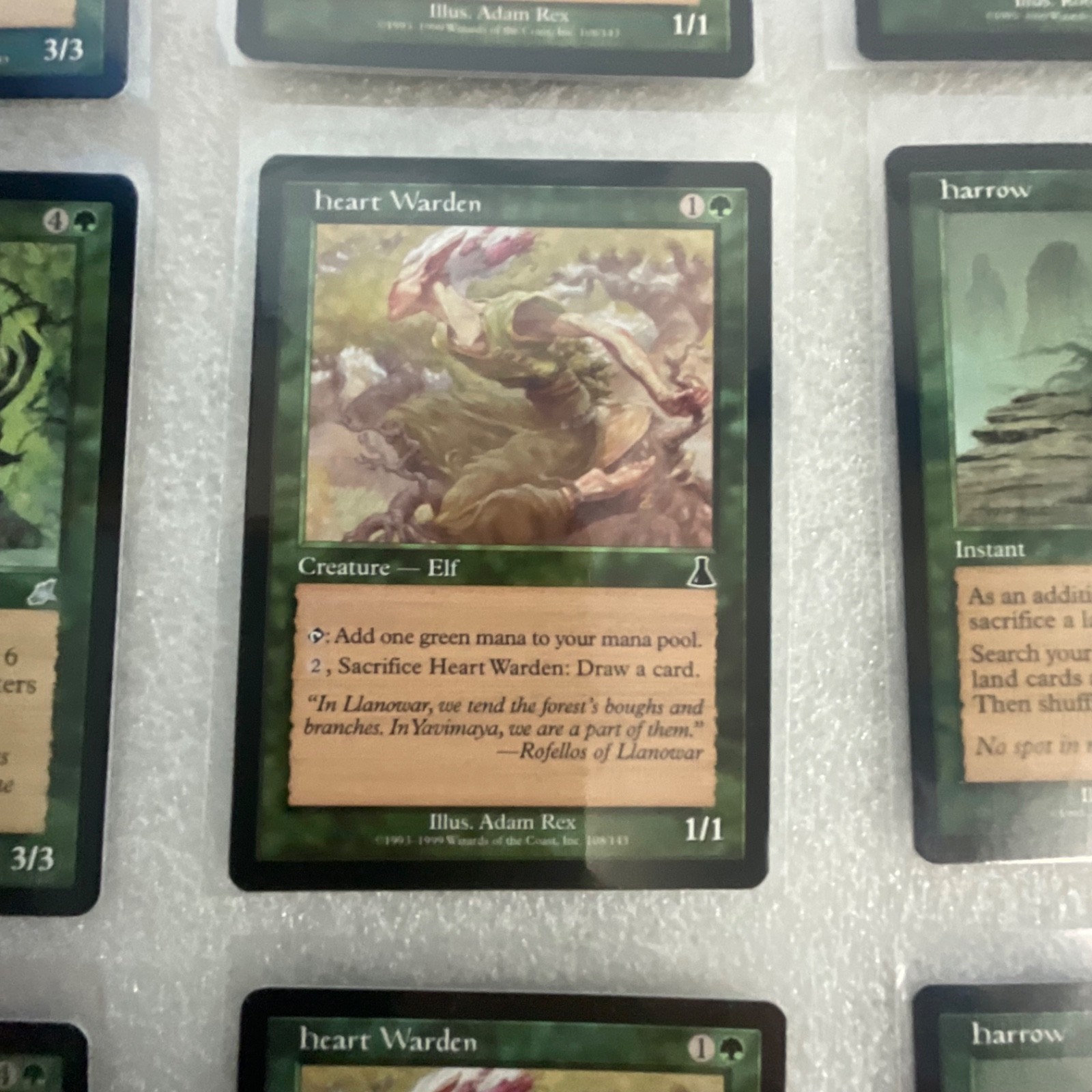 MTG 20 Card Green Lot Mixed Scourge Invasion Mirrodin Urza’s - Image 9