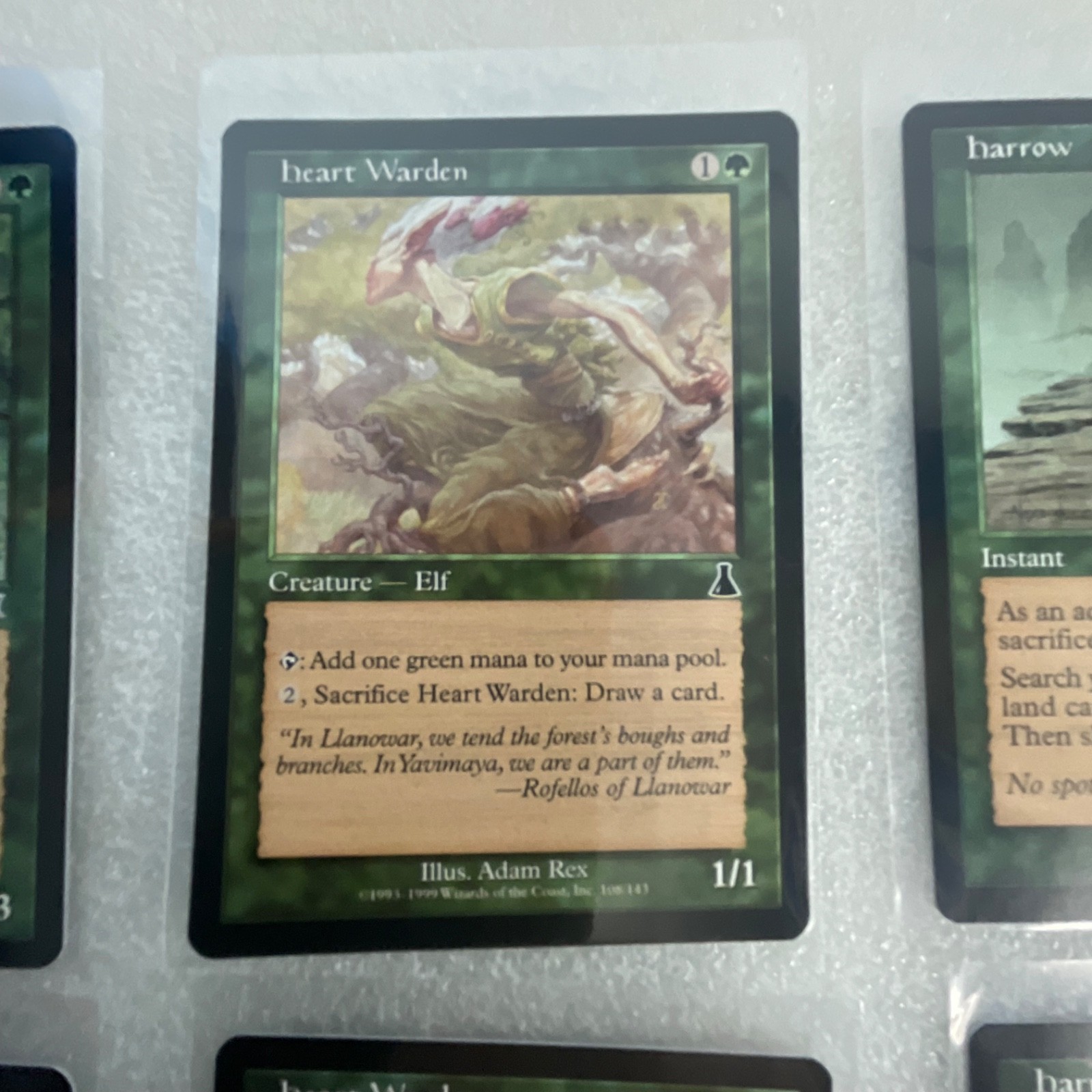 MTG 20 Card Green Lot Mixed Scourge Invasion Mirrodin Urza’s - Image 10