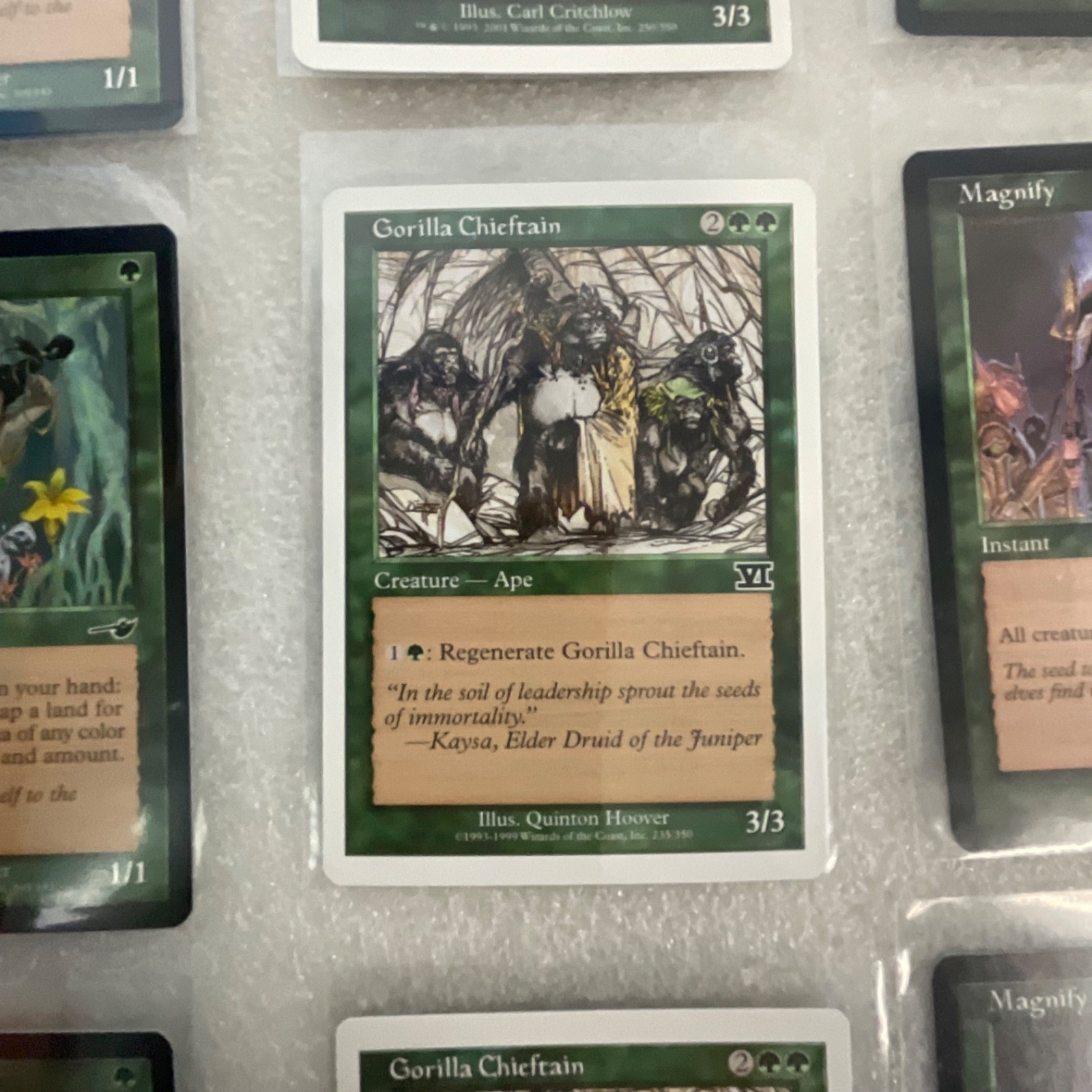 MTG 20 Card Green Lot Mixed 6ED 7ED 8ED ULG NEM Giant Spider - Image 17