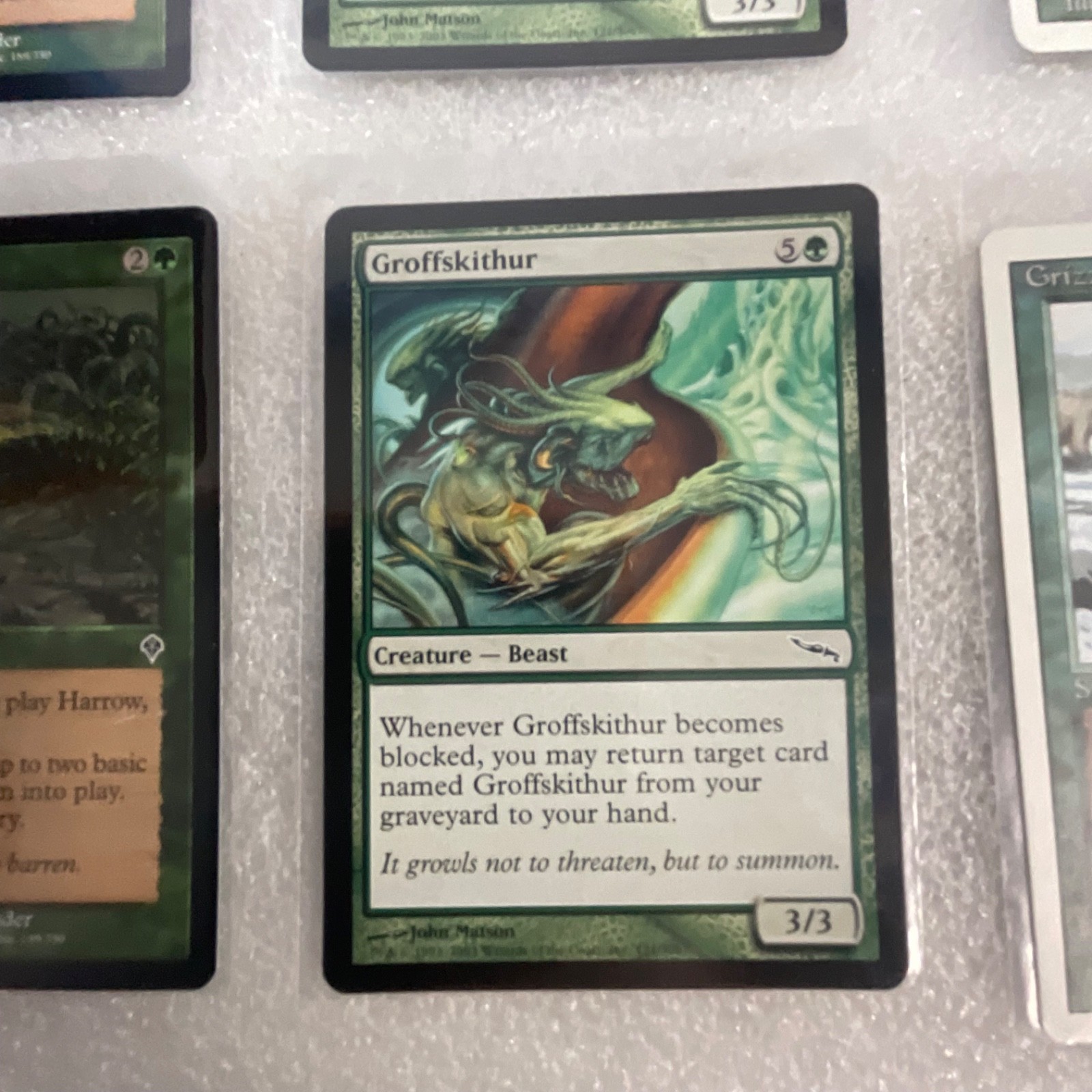 MTG 20 Card Green Lot Mixed Scourge Invasion Mirrodin Urza’s - Image 15