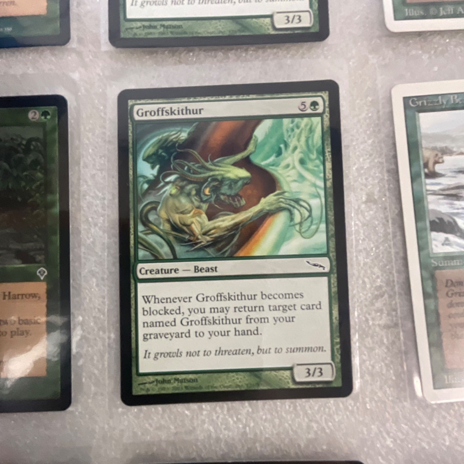 MTG 20 Card Green Lot Mixed Scourge Invasion Mirrodin Urza’s - Image 16
