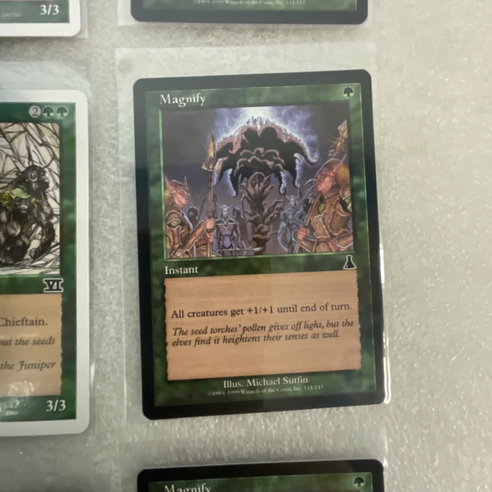 MTG 20 Card Green Lot Mixed 6ED 7ED 8ED ULG NEM Giant Spider - Image 20