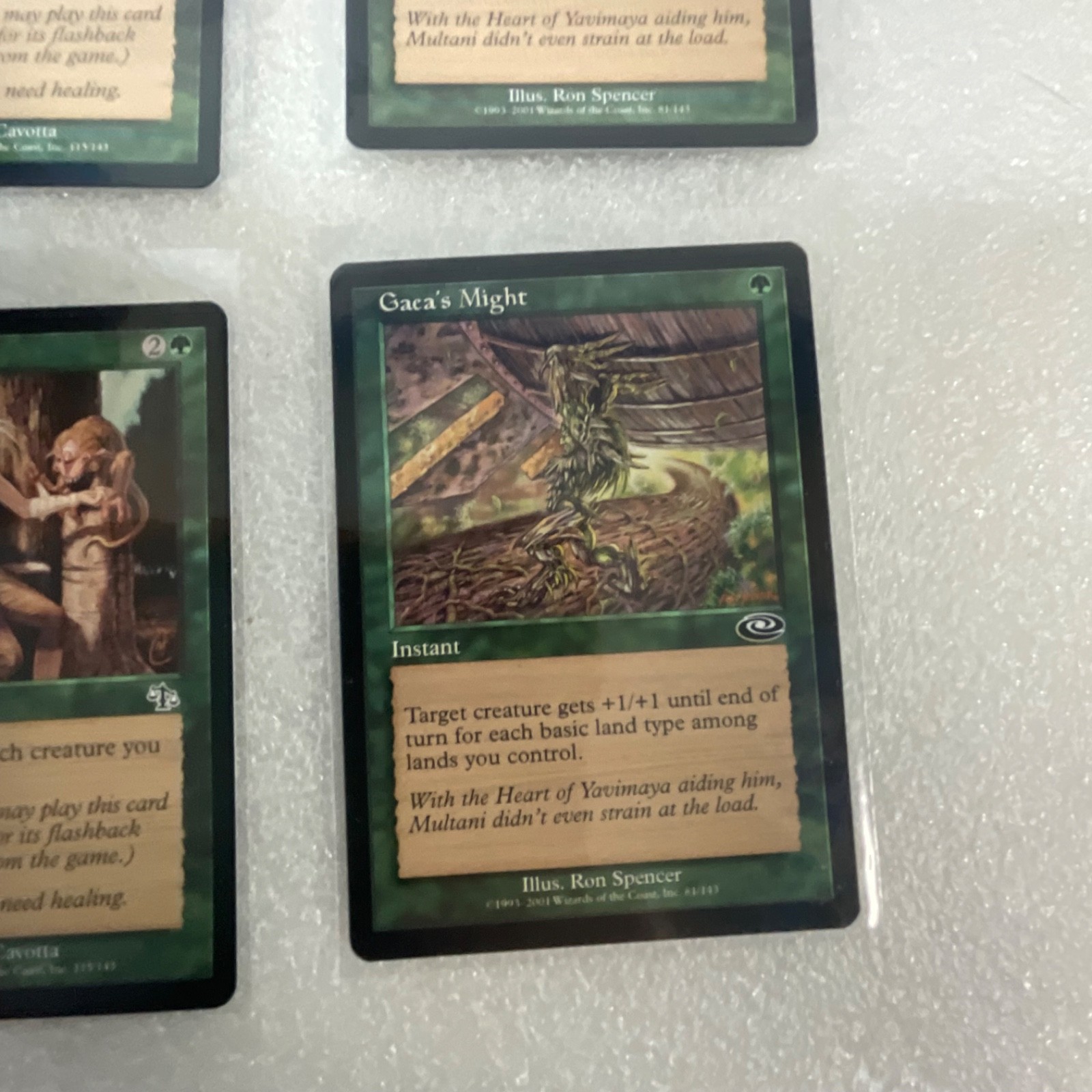 MTG 20 Card Green Lot Mixed Nemesis Homelands Planeshift - Image 22