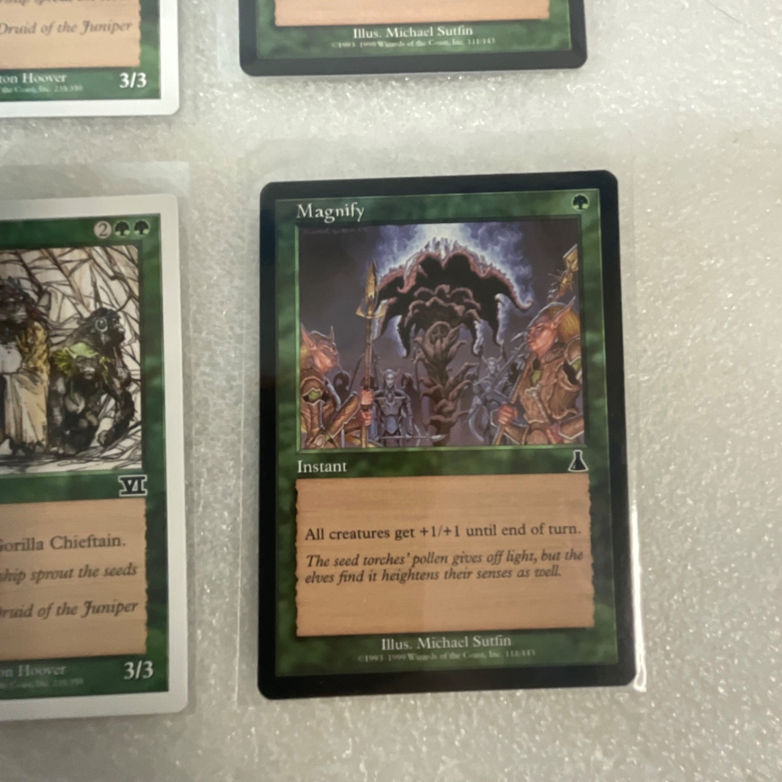 MTG 20 Card Green Lot Mixed 6ED 7ED 8ED ULG NEM Giant Spider - Image 22