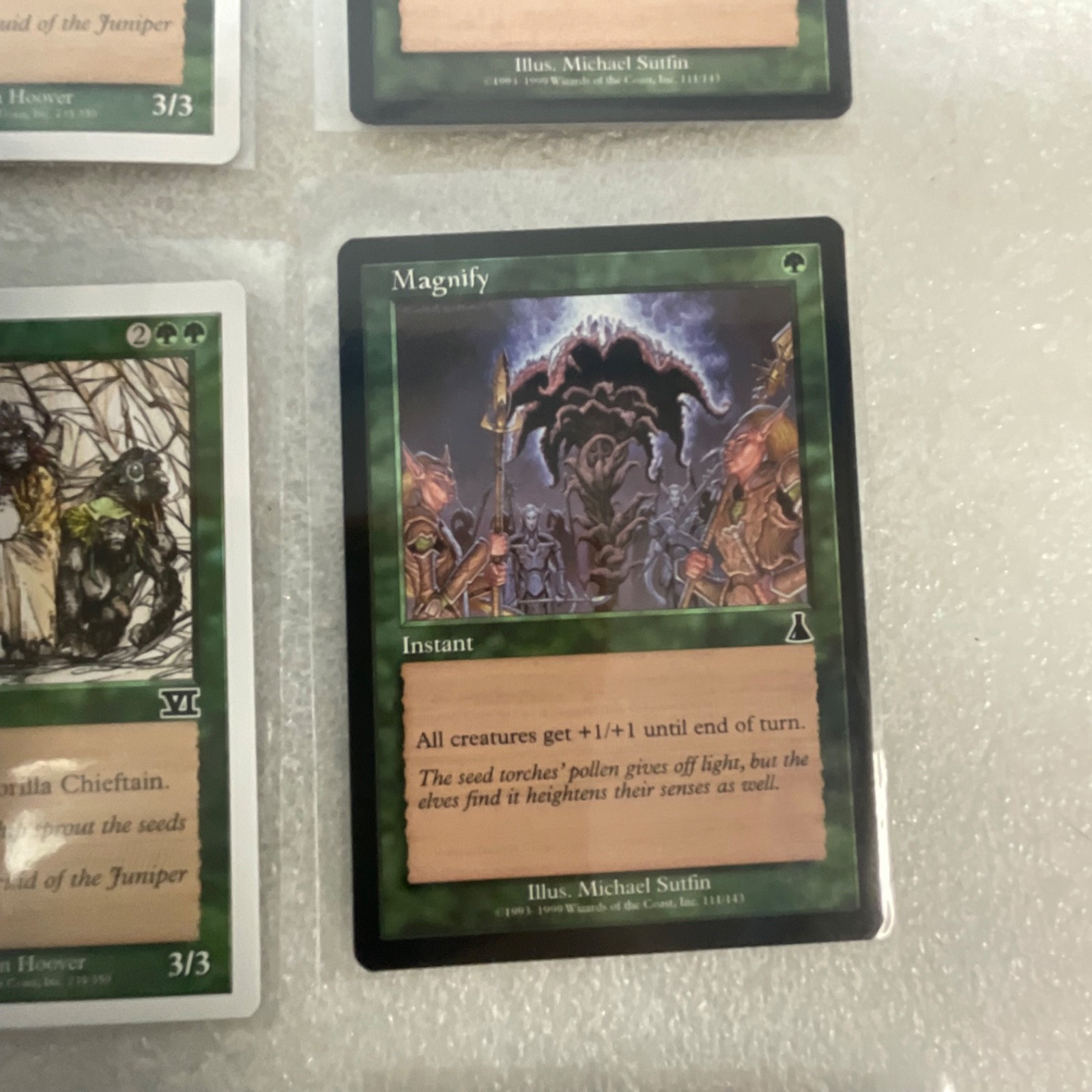 MTG 20 Card Green Lot Mixed 6ED 7ED 8ED ULG NEM Giant Spider - Image 21