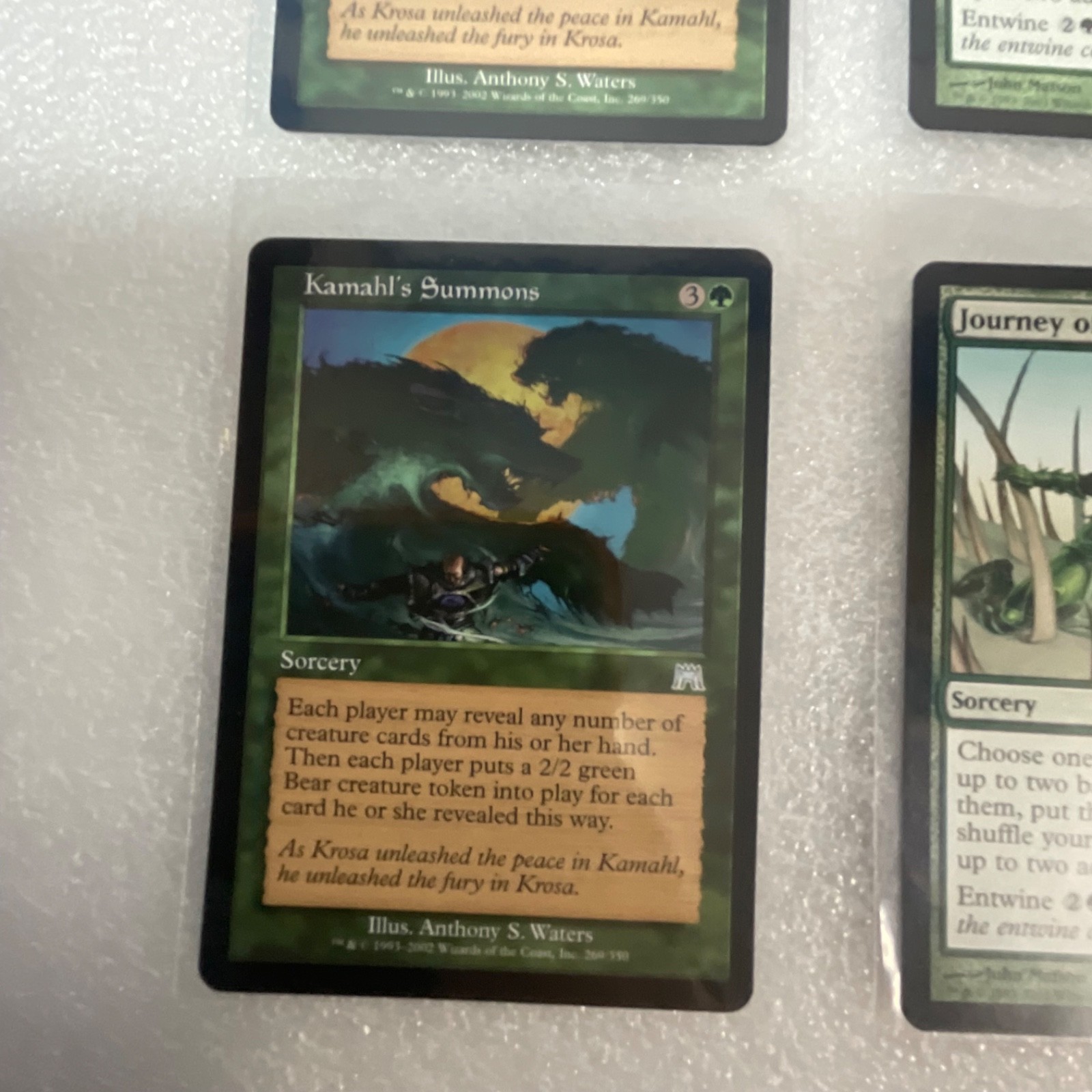 MTG 20 Card Green Lot Mixed Onslaught Mirrodin Darksteel Kamahl - Image 6
