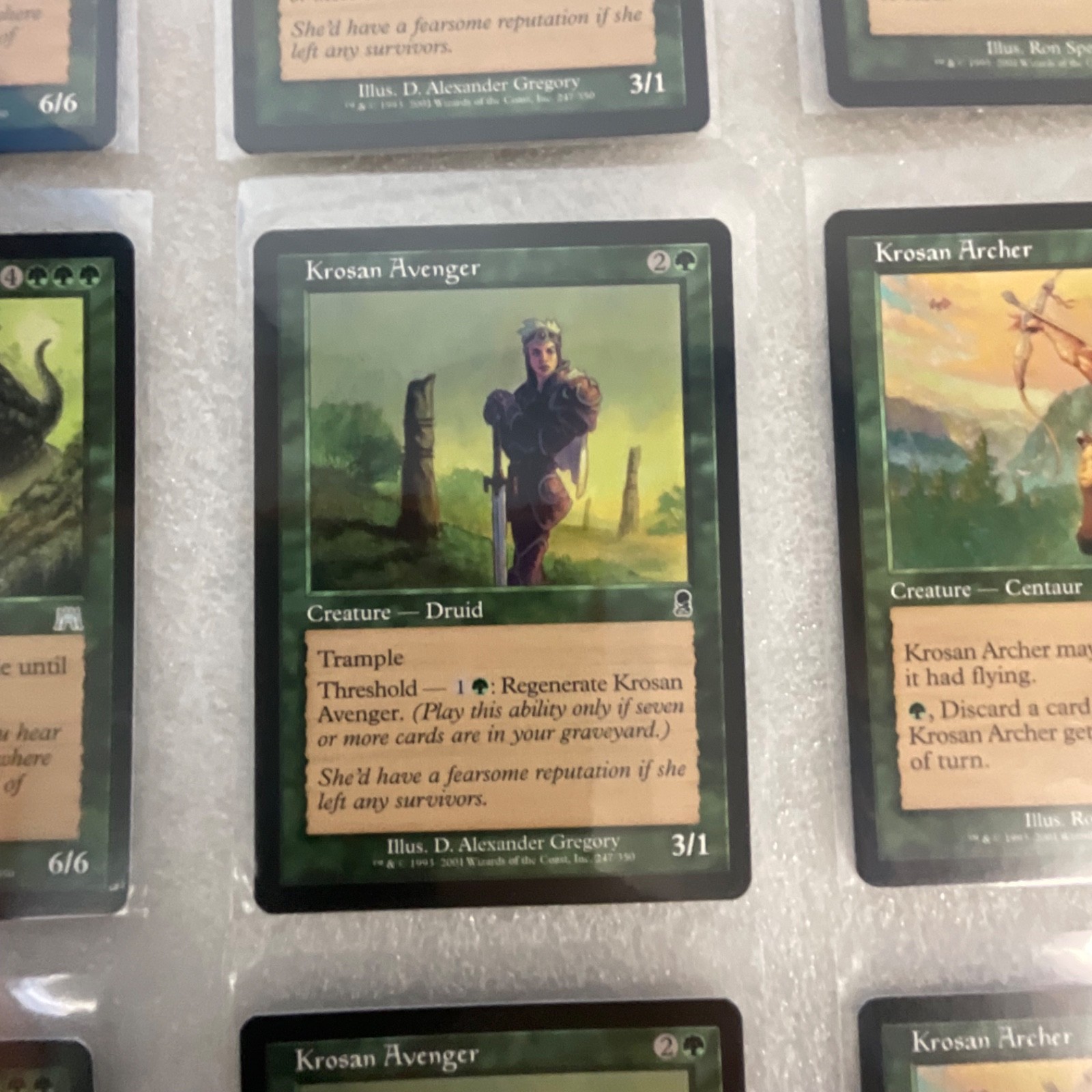 MTG 20 Card Green Lot Mixed Legends Odyssey Darksteel Onslaught - Image 13