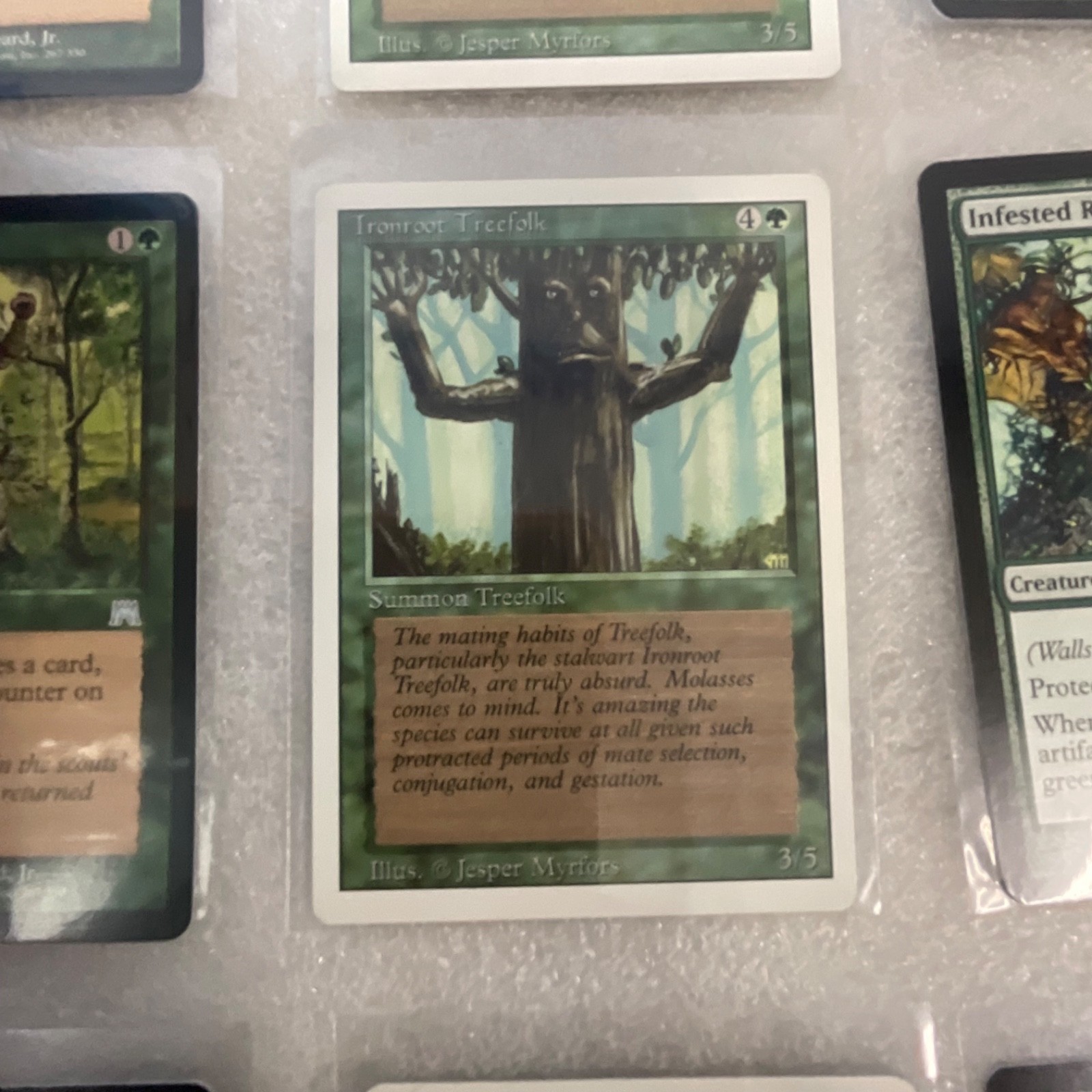 MTG 20 Card Green Lot Mixed Onslaught Mirrodin Darksteel Kamahl - Image 16