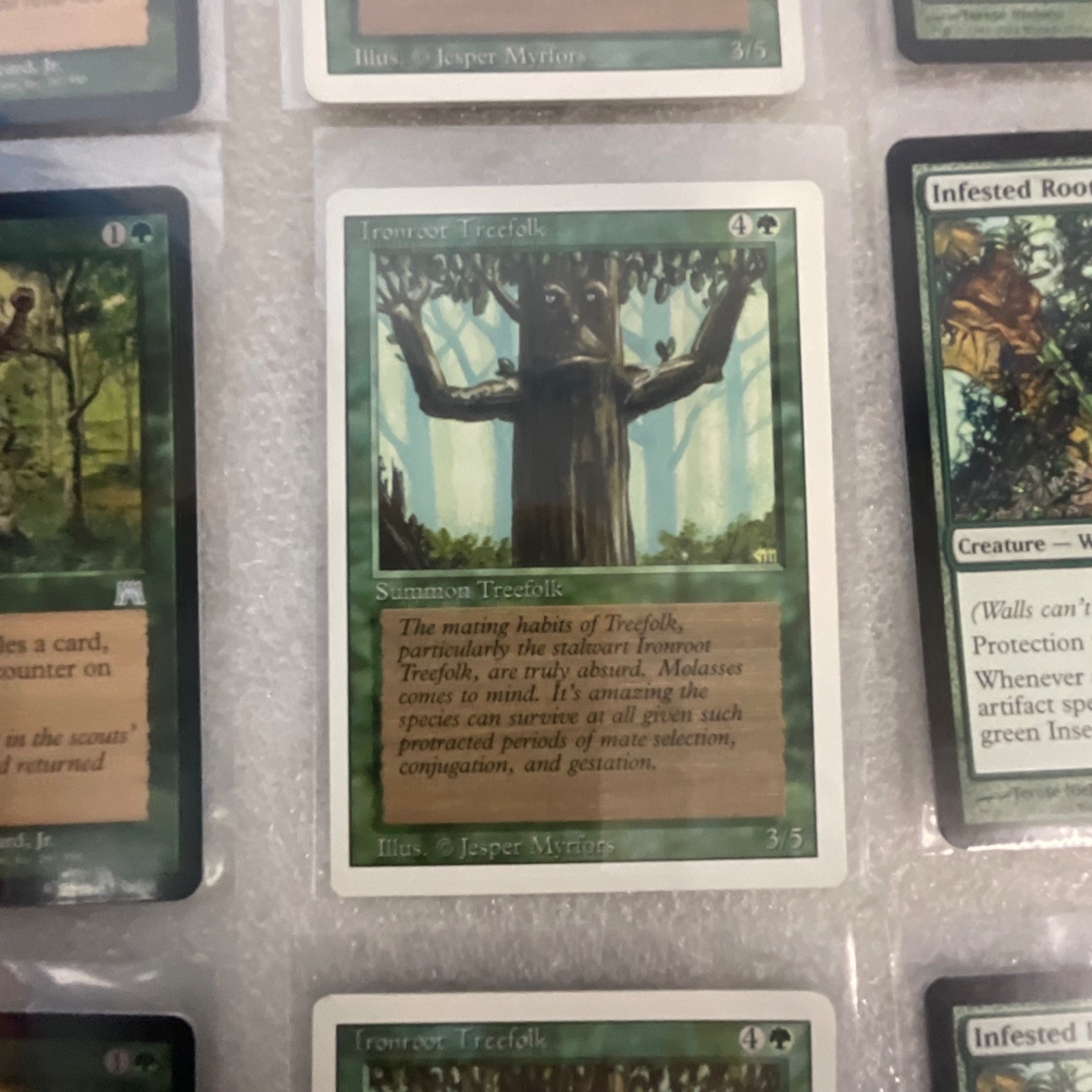 MTG 20 Card Green Lot Mixed Onslaught Mirrodin Darksteel Kamahl - Image 17
