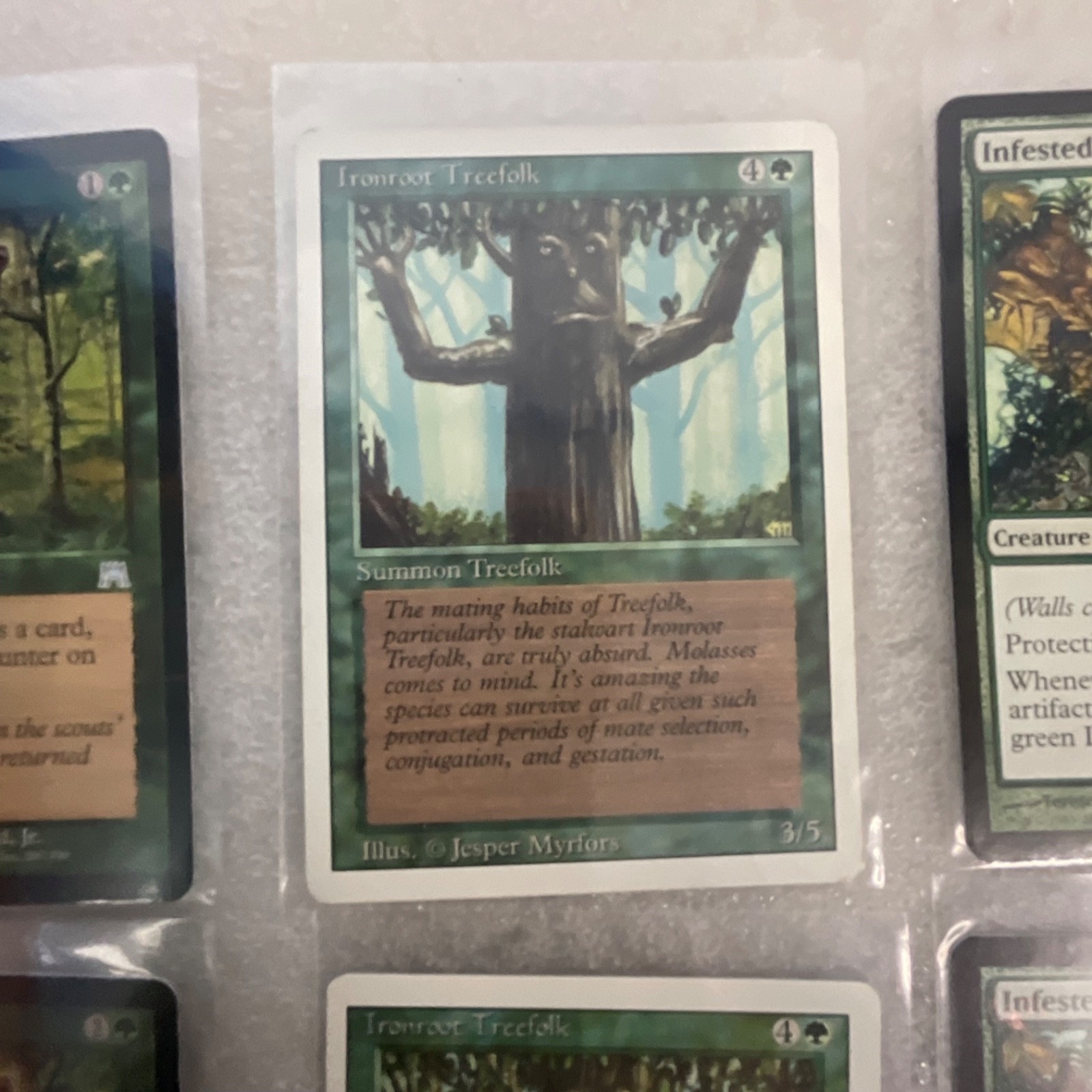 MTG 20 Card Green Lot Mixed Onslaught Mirrodin Darksteel Kamahl - Image 18