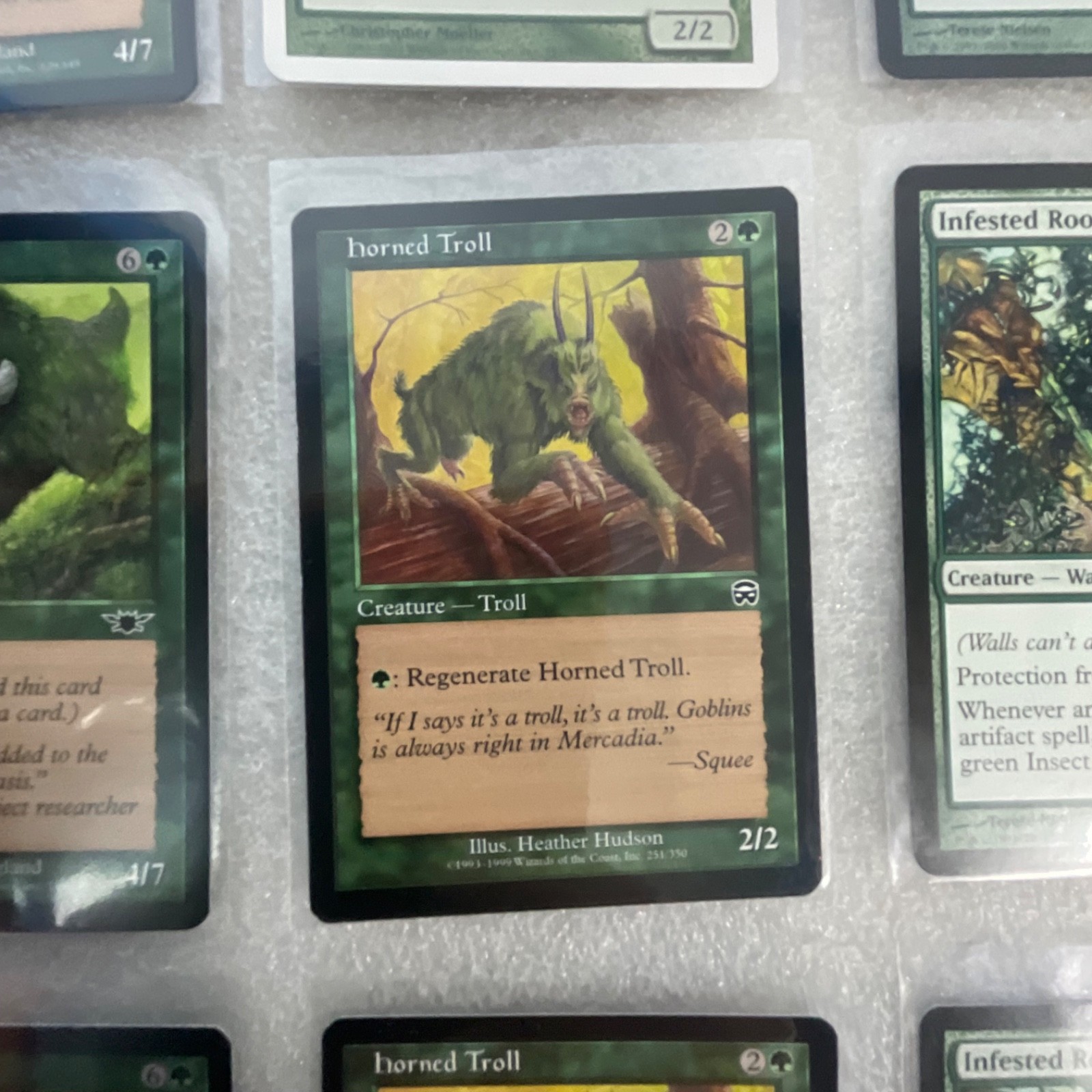 MTG 20 Card Green Lot Mixed SCG/MMQ/UDS Hunting Pack Troll - Image 18