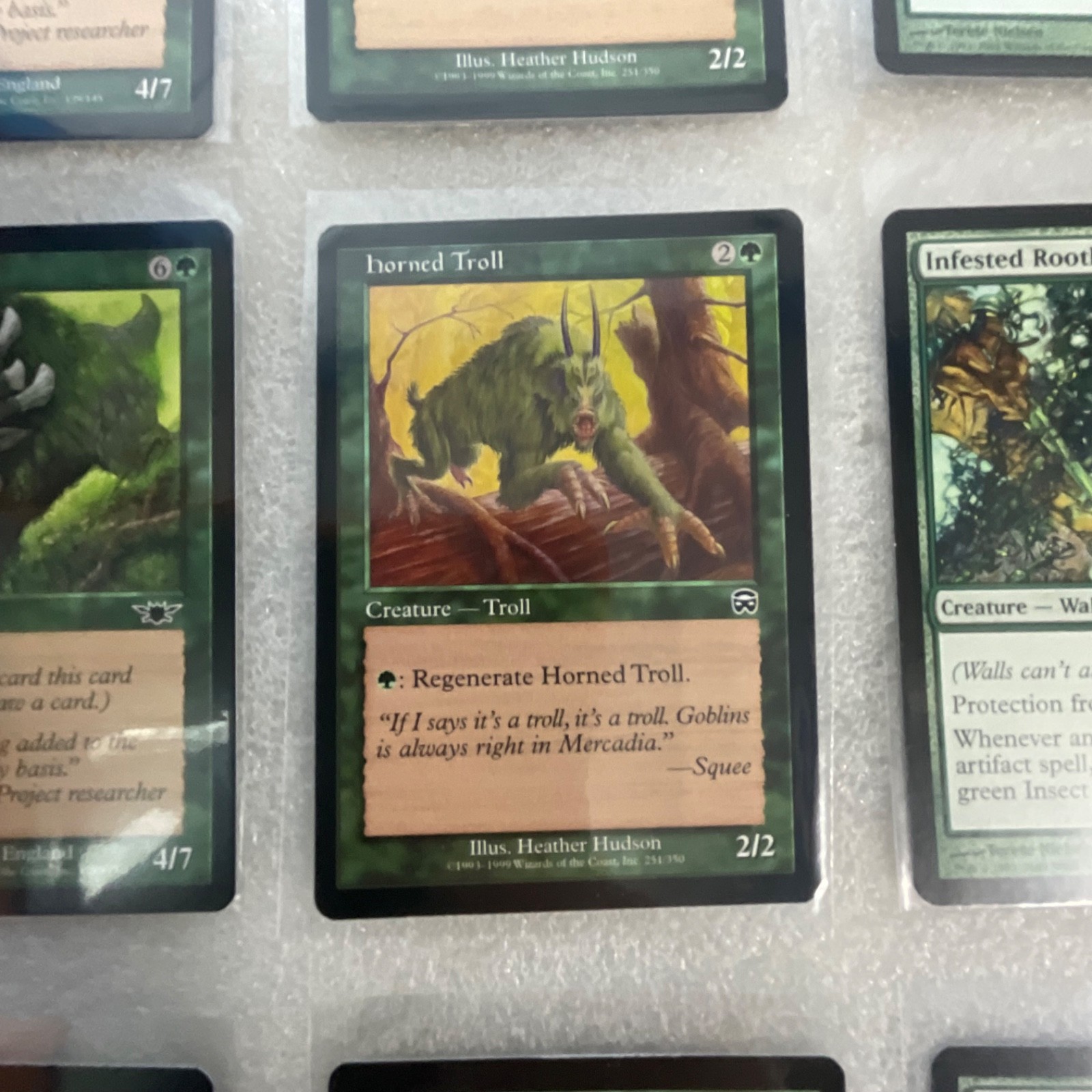 MTG 20 Card Green Lot Mixed SCG/MMQ/UDS Hunting Pack Troll - Image 17