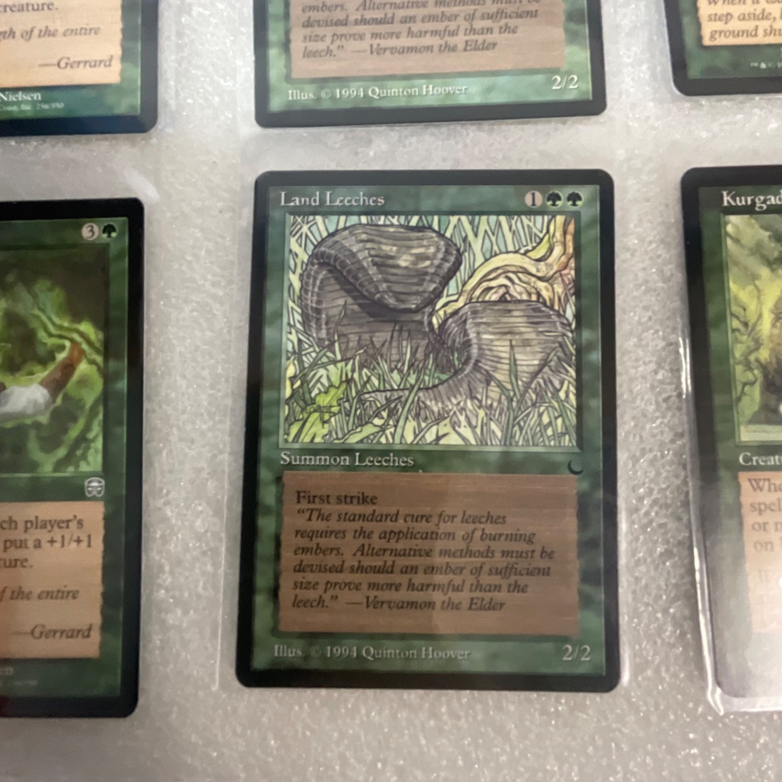MTG 20 Card Green Mixed Sets Lot Ley Line Kurgadon Lure - Image 15