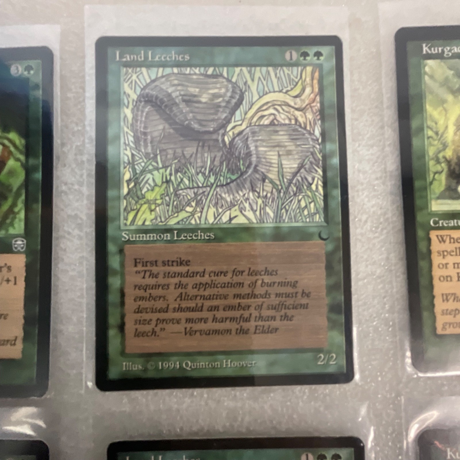 MTG 20 Card Green Mixed Sets Lot Ley Line Kurgadon Lure - Image 18