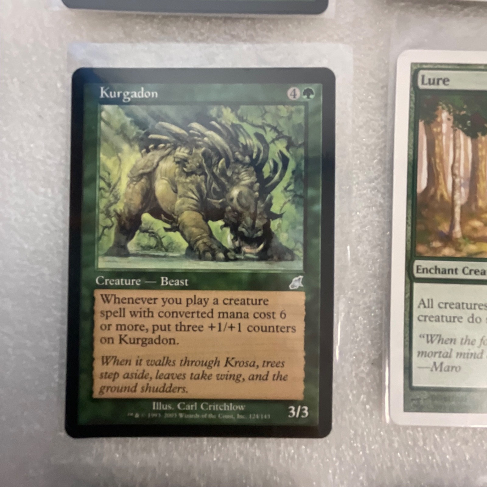 MTG 20 Card Green Lot Mixed Scourge 7ED 8ED Kurgadon Hunting Pack - Image 4